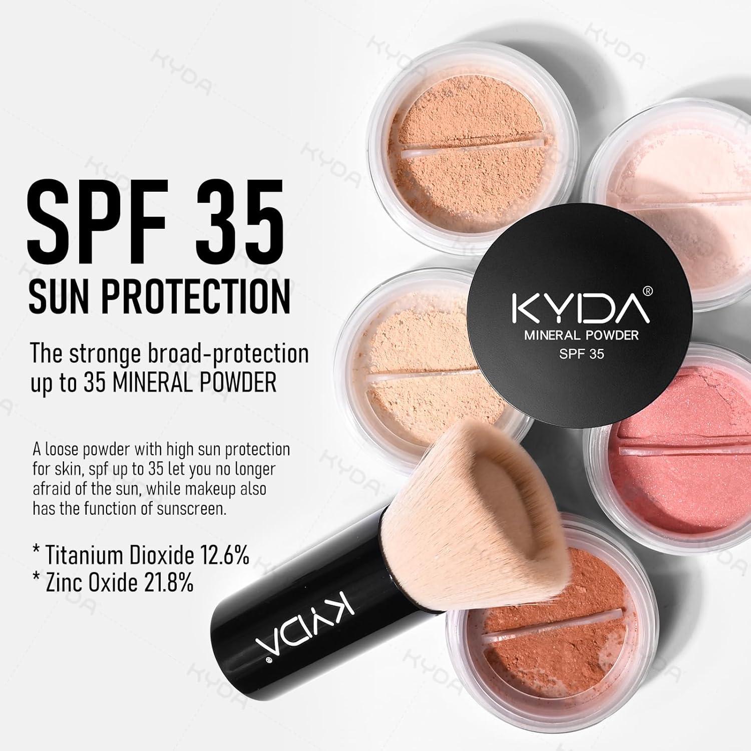 Polvo Mineral Suelto KYDA SPF 35 Translúcido 7.94 g