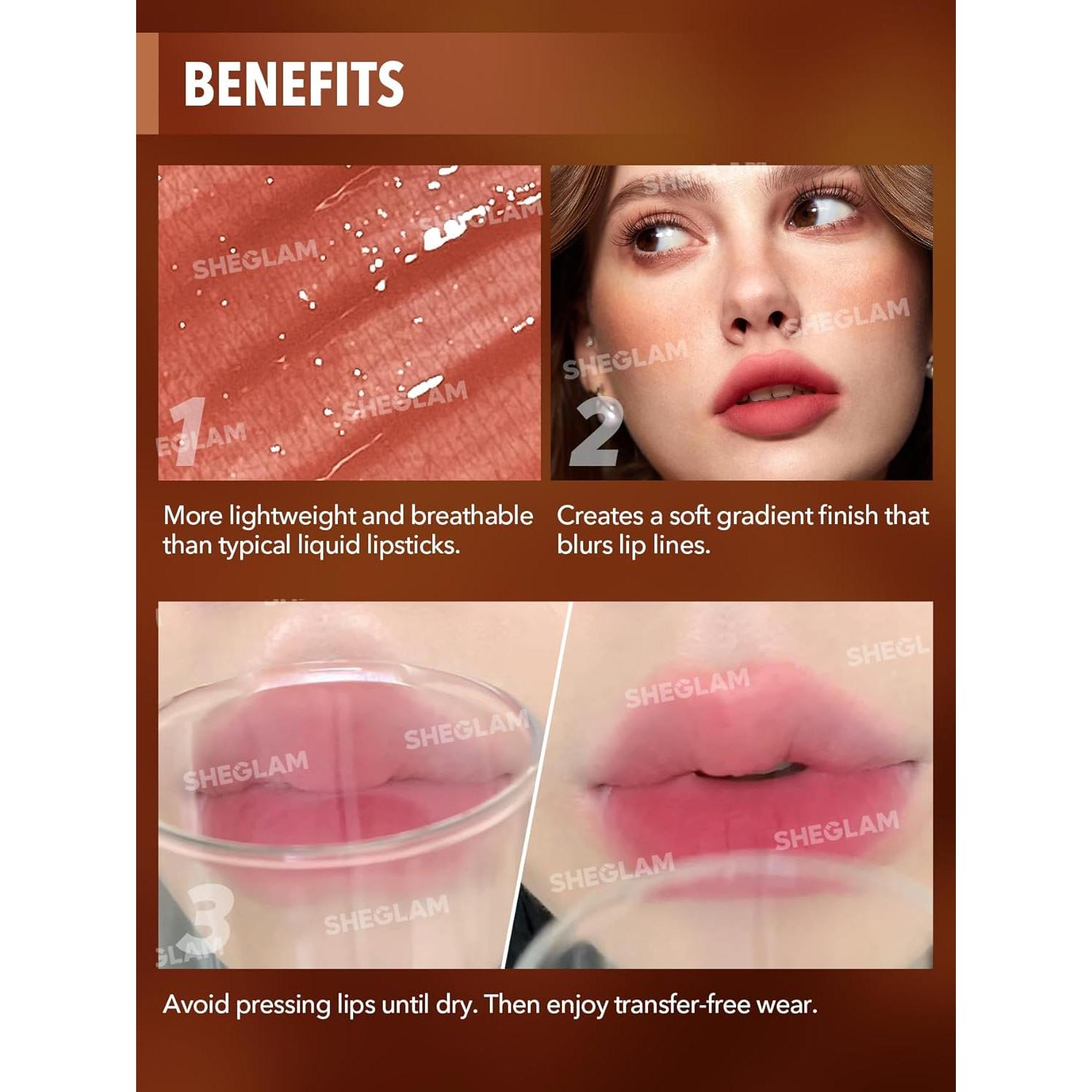 Tinte de Labios SHEGLAM Blur Impermeable Mate 30g - Solo Besos