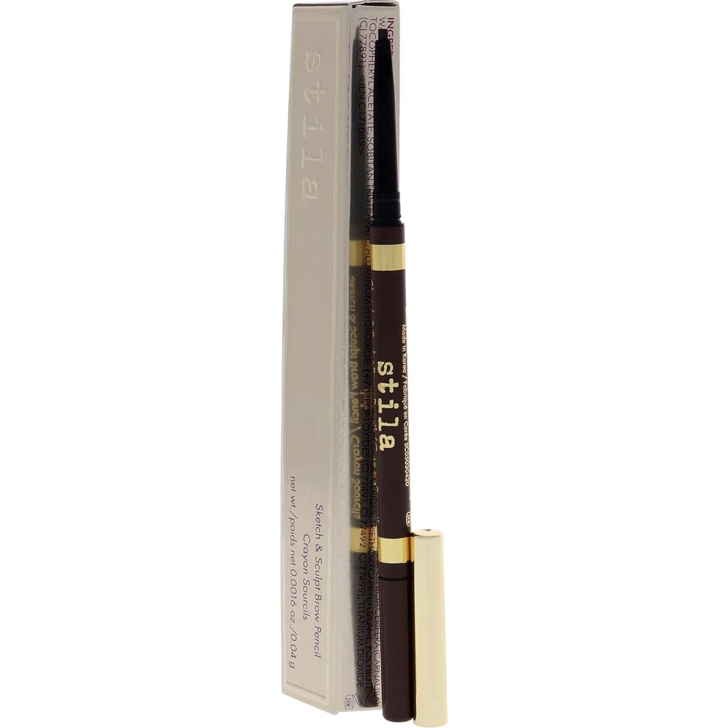 Lápiz de Cejas Stila Sketch & Sculpt - Color Oscuro