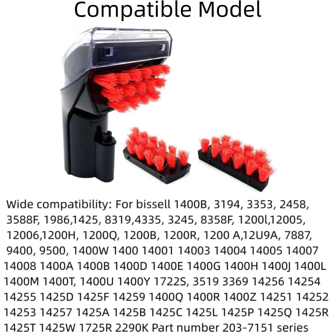 Cepillo de Reemplazo Sionlan 1400B para Bissell - 3 Piezas