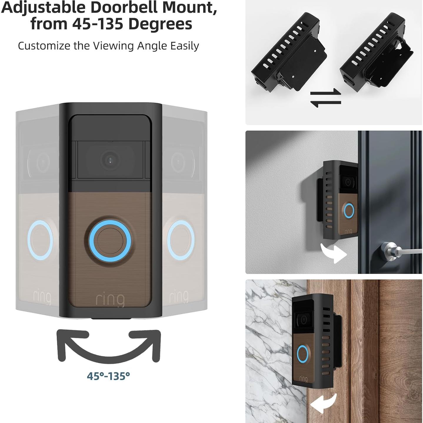 Soporte Ajustable para Timbre Ring 2/3/4/Pro - USUAUU