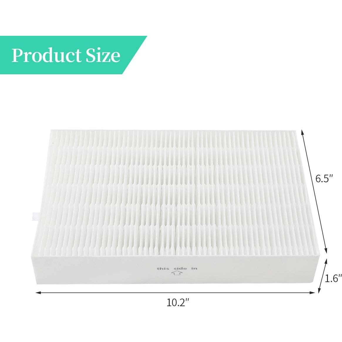 Filtros de Aire DerBlue 4pcs Compatible con Honeywell HPA