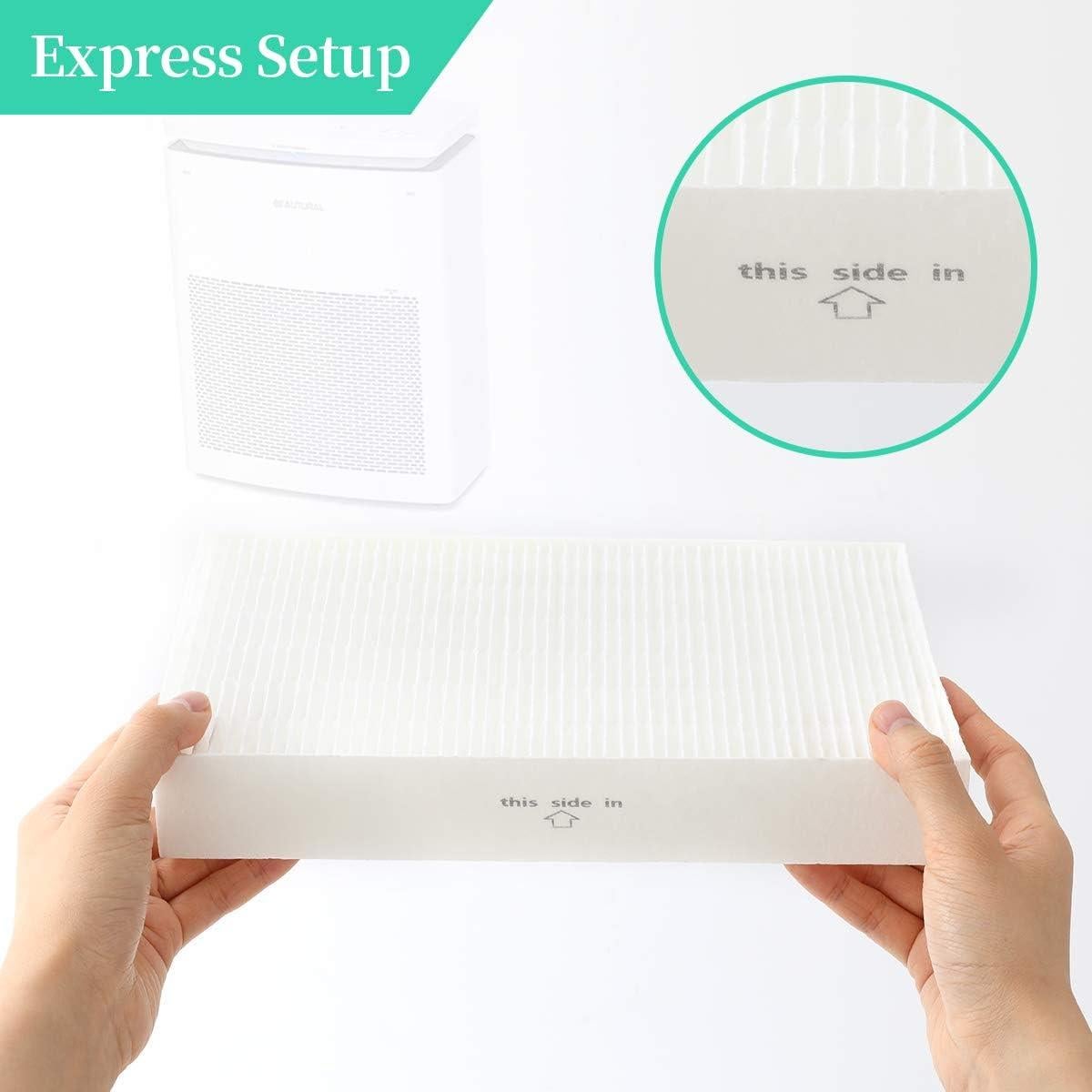 Filtros de Aire DerBlue 4pcs Compatible con Honeywell HPA