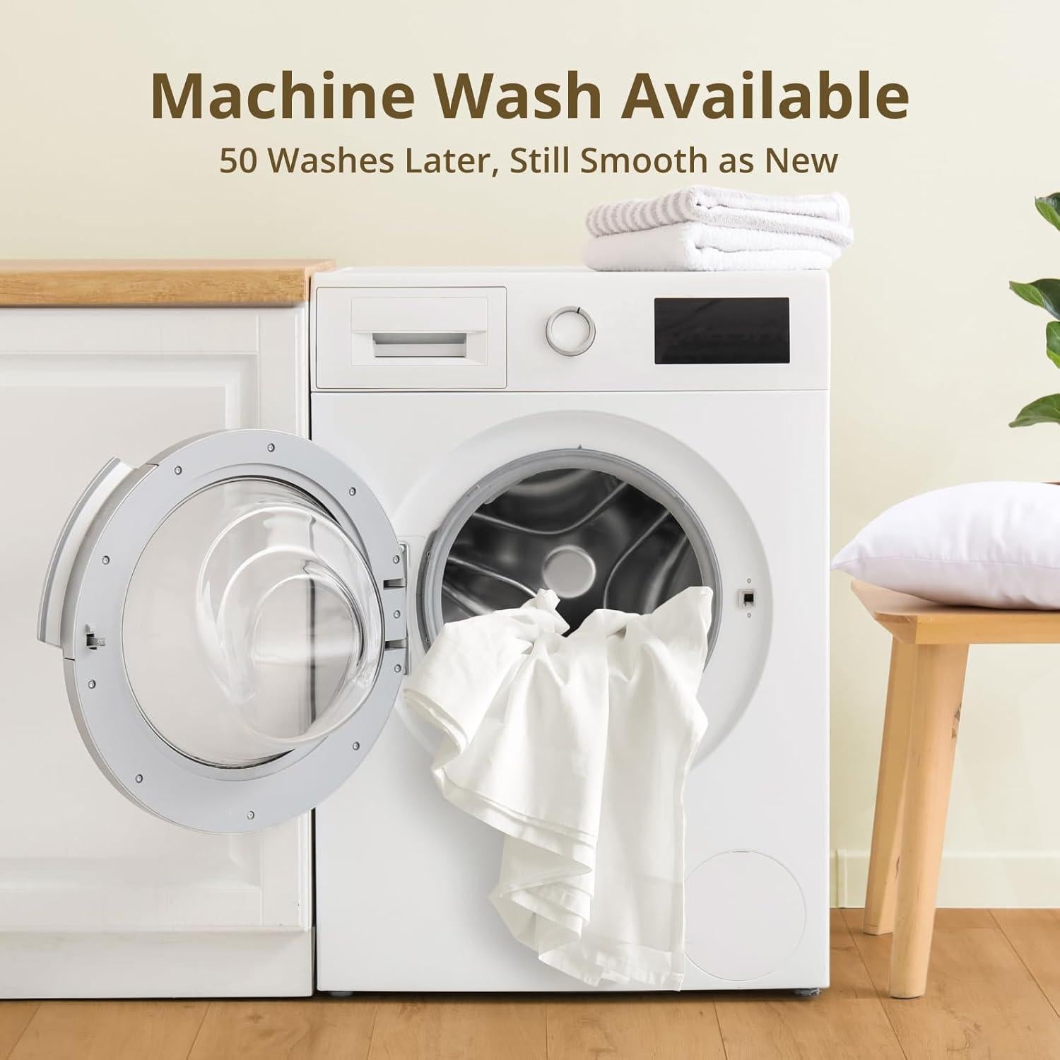 Juego de Sábanas Queen CieloCloud 100% Algodón 1000 Hilos 4PCS