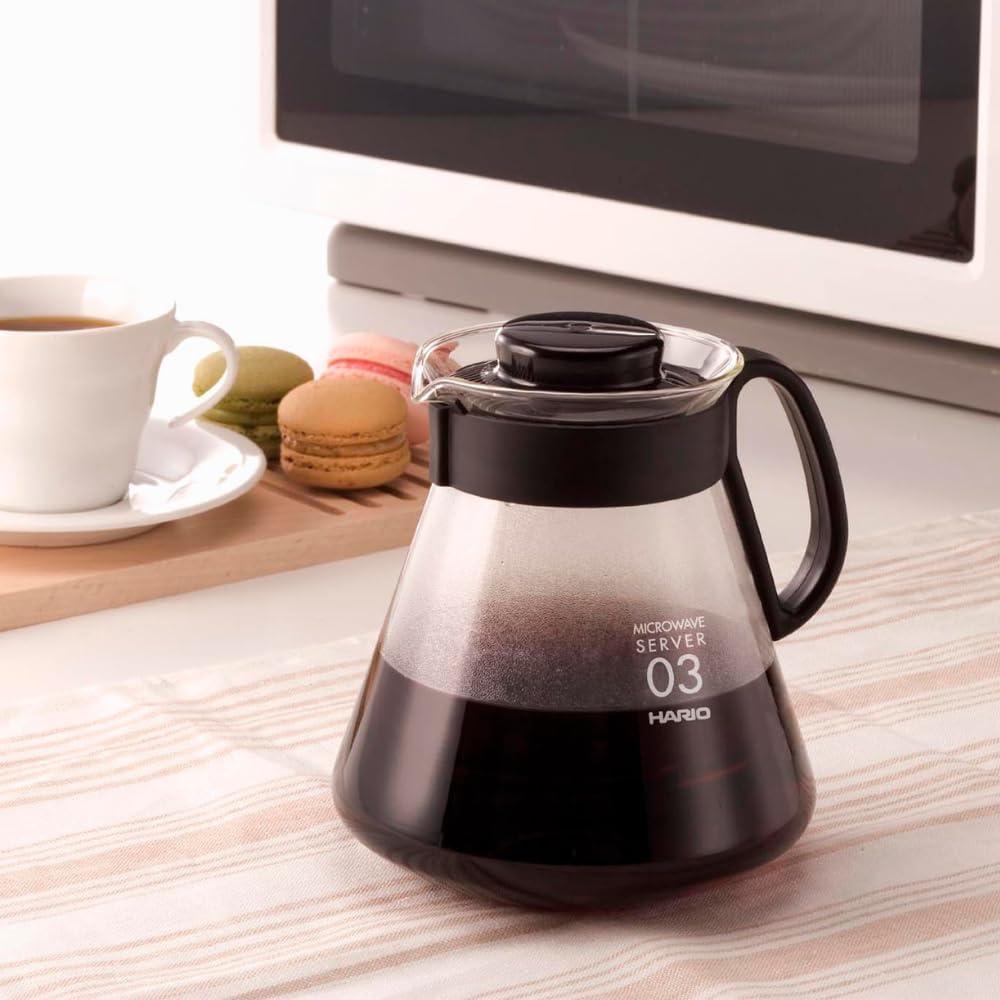 Cafetera Hario V60 Cristal 800ml Vertido Manual Negra