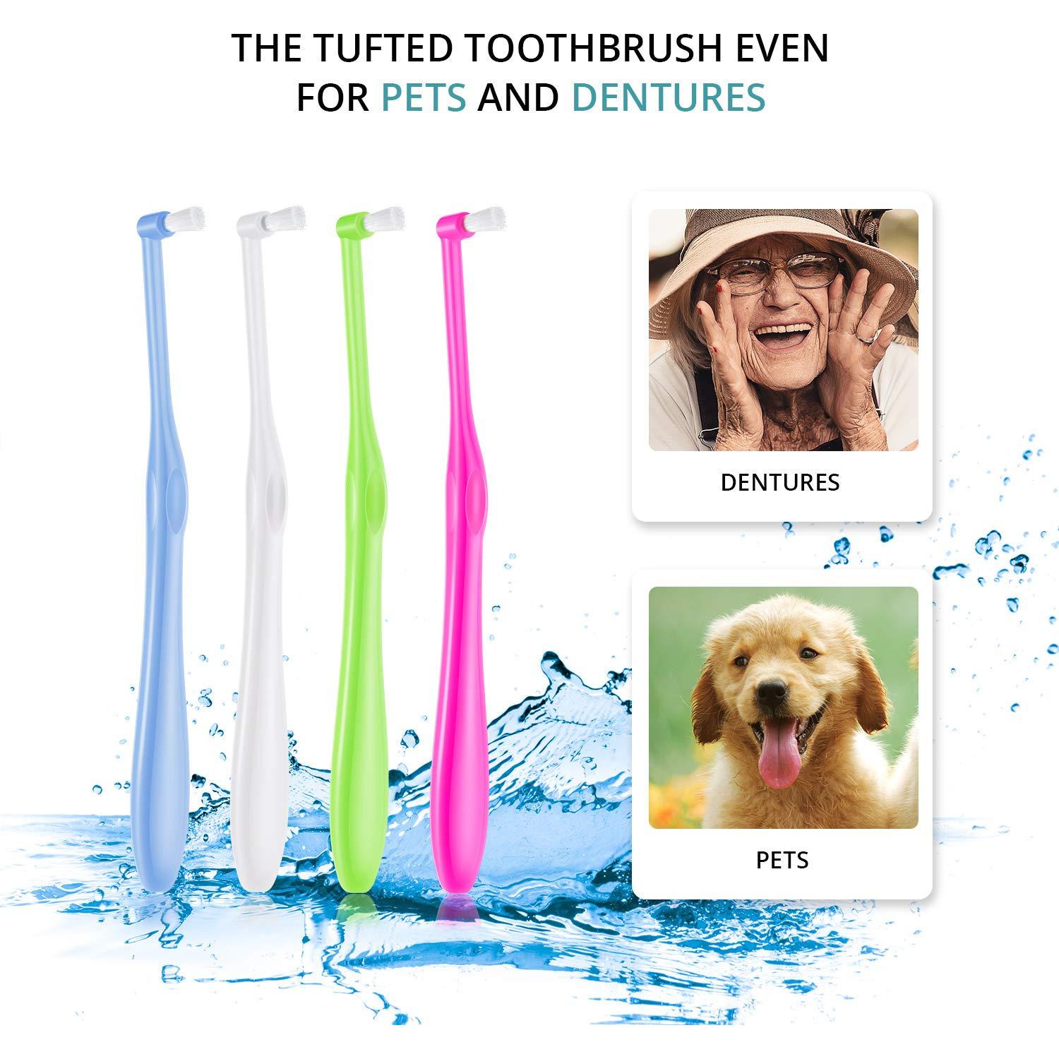 Boao Cepillo de Dientes Tufting Suave 6 Piezas Interdental