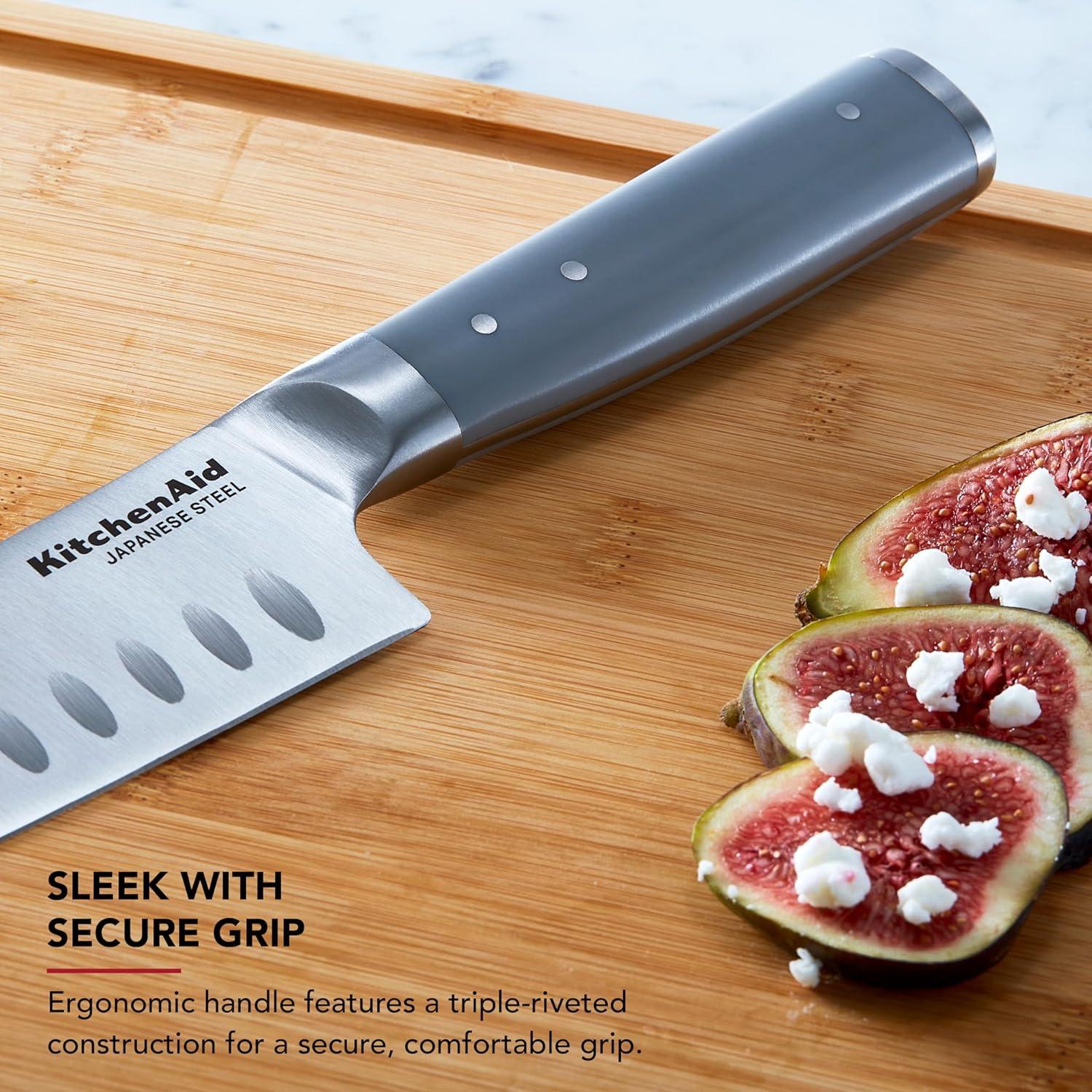 Cuchillo Santoku KitchenAid 12.7 cm Forjado Acero Inoxidable