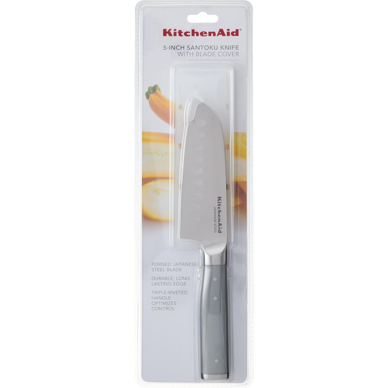 Cuchillo Santoku KitchenAid 12.7 cm Forjado Acero Inoxidable