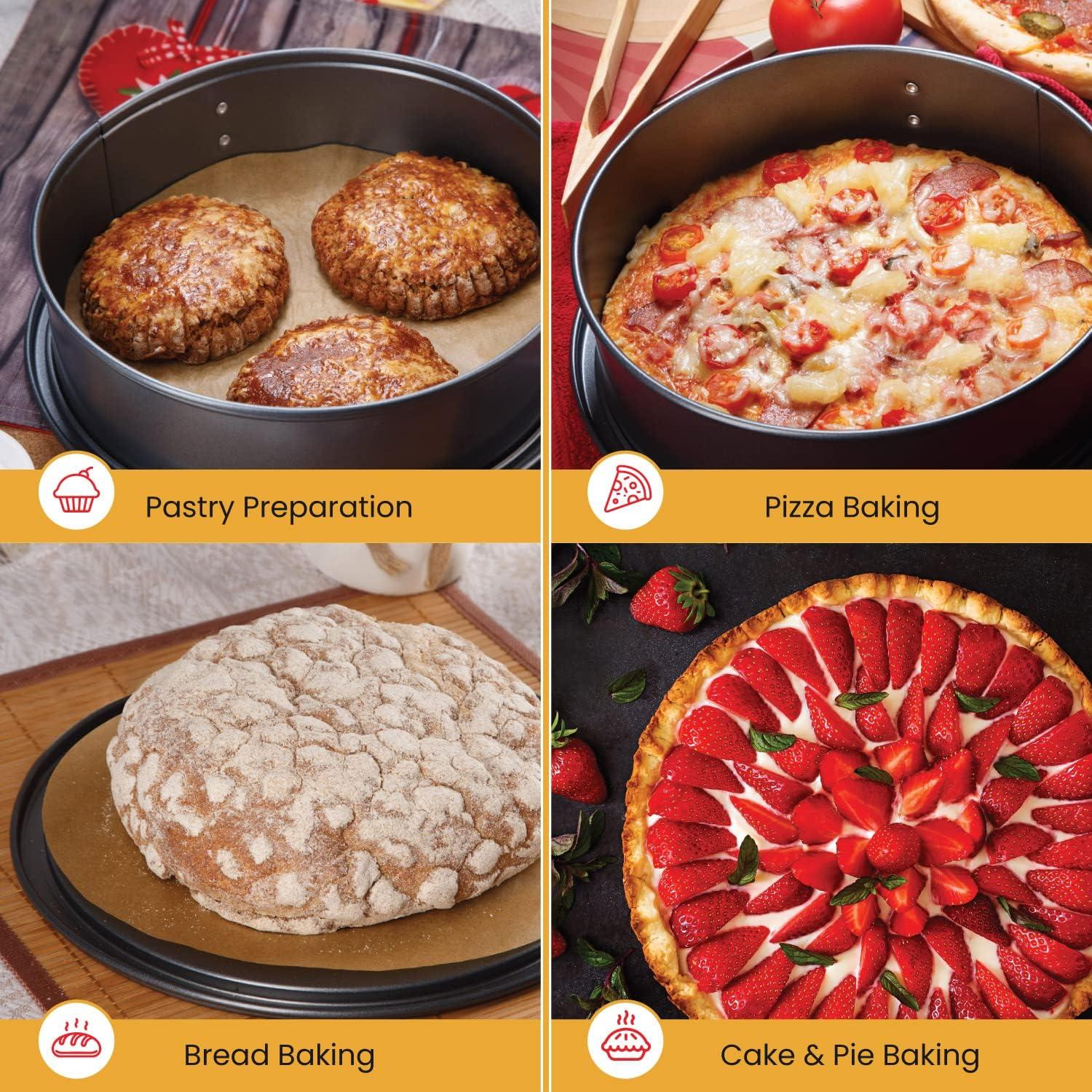 Hojas de Papel Pergamino Precortadas Baker's Signature 220 Unidades 15 cm