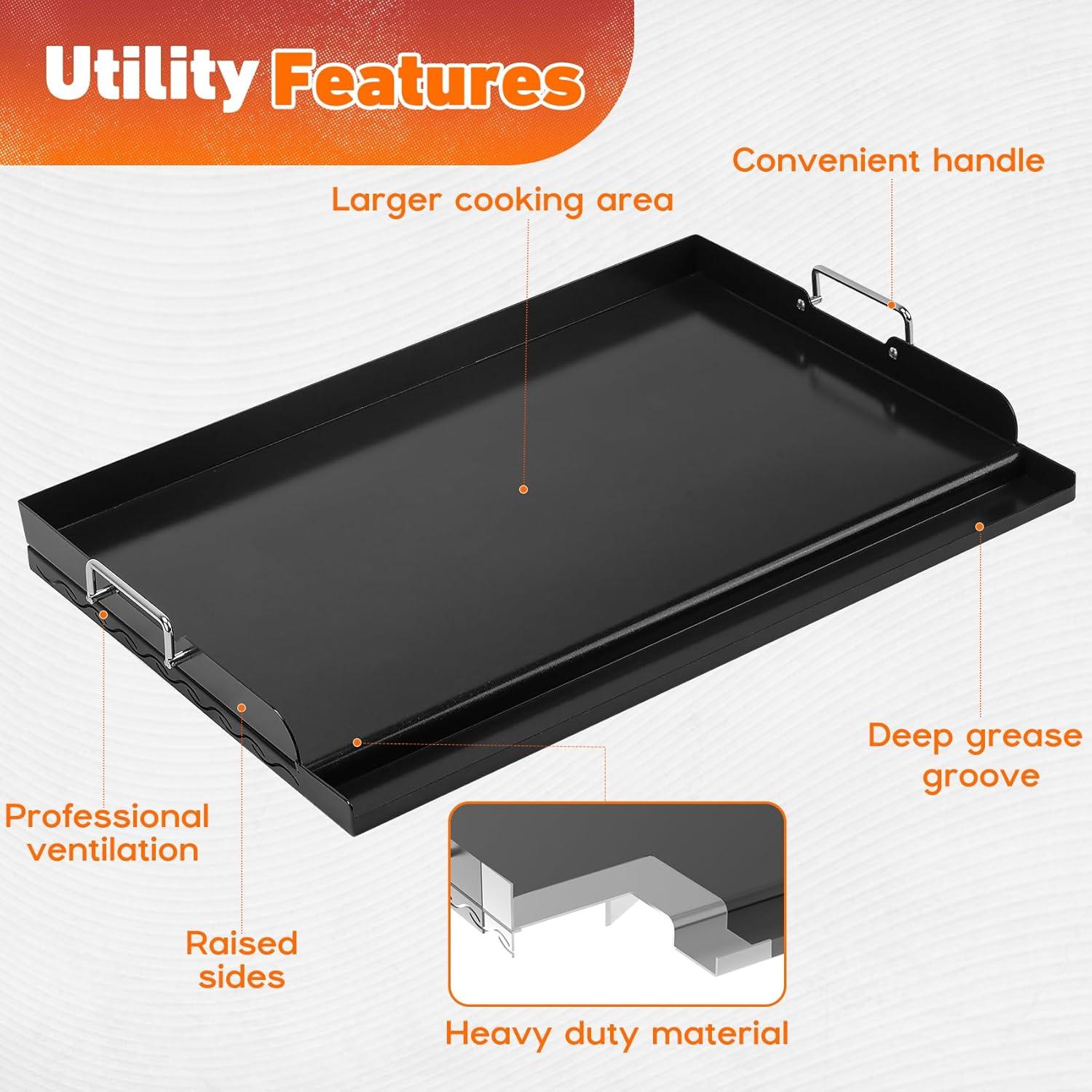 Plancha Universal Skyflame 58x41cm Cerámica Antiadherente