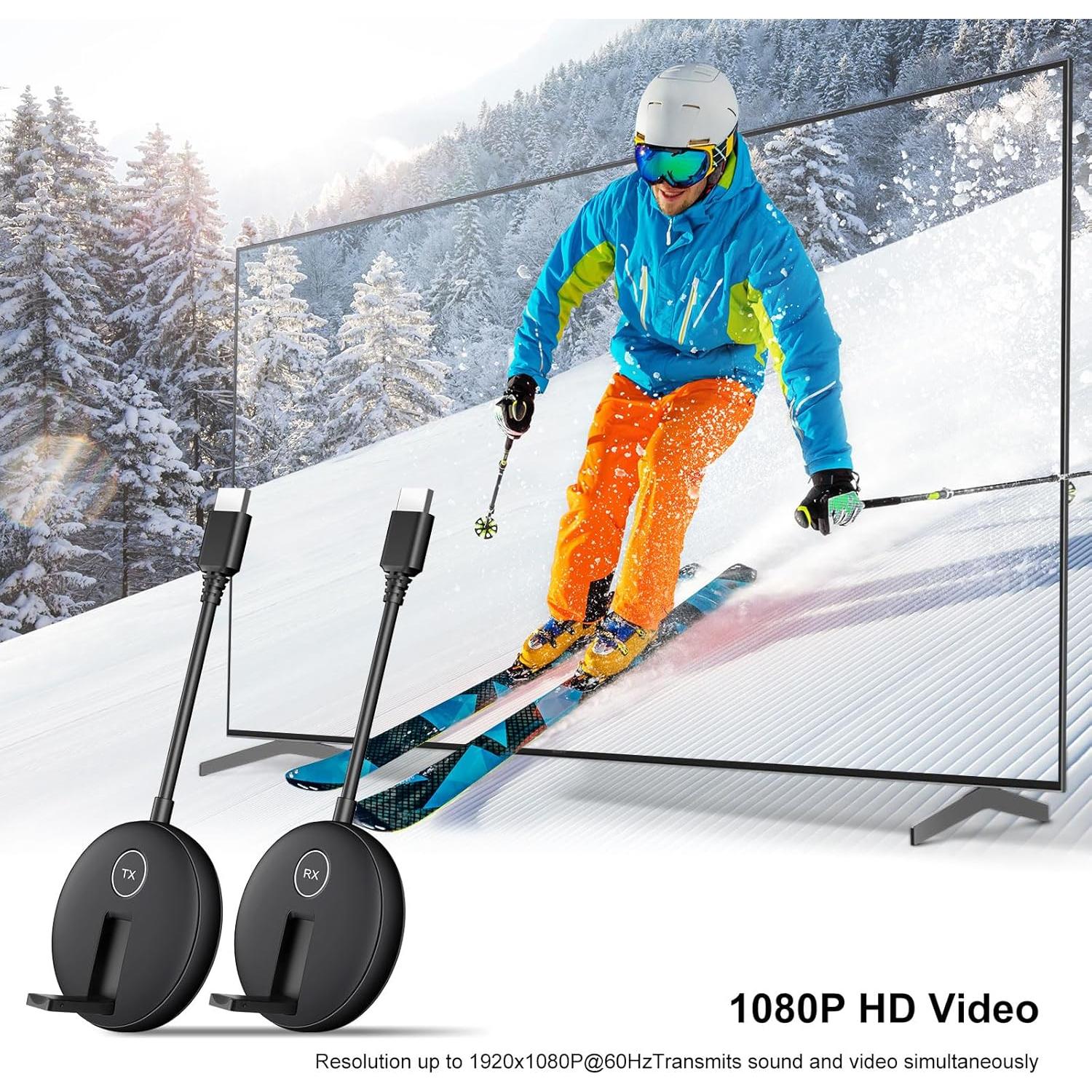 Kit Transmisor y Receptor HDMI Inalámbrico YUYUNLOMN 50m