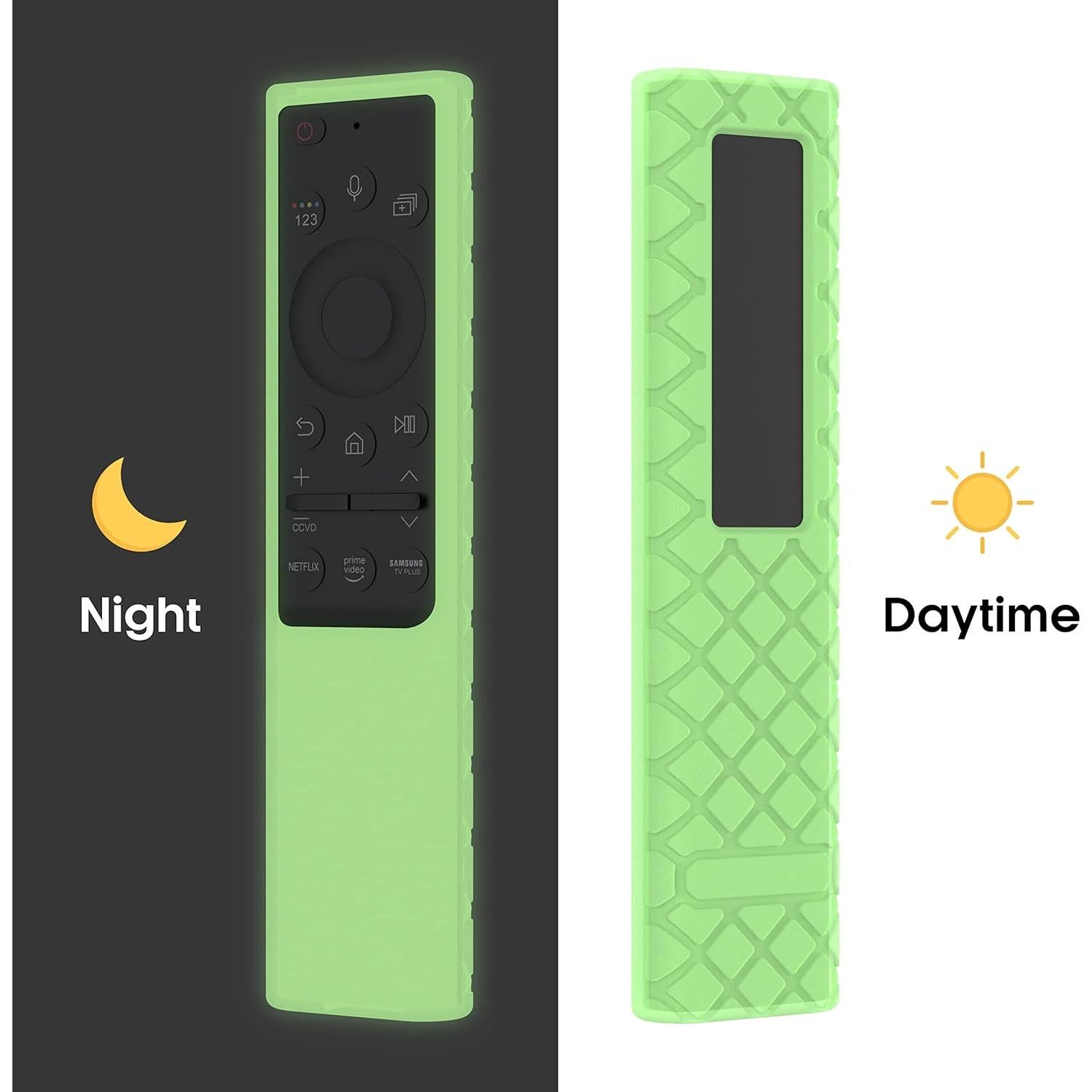 Funda de Silicona Verde Brillante para Control Remoto Samsung