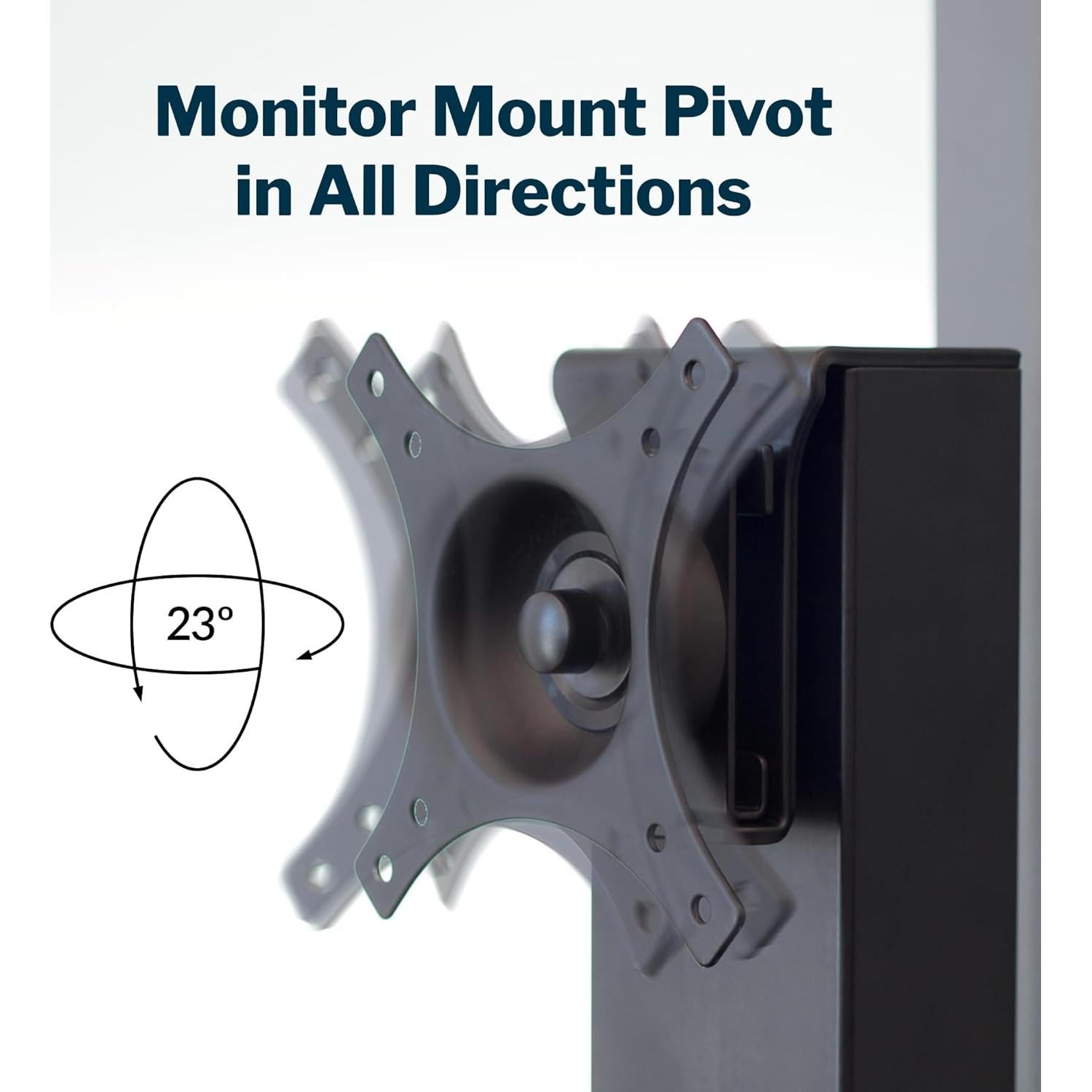 Elevador de Escritorio Eléctrico VARI Premier Negro 81.3 cm