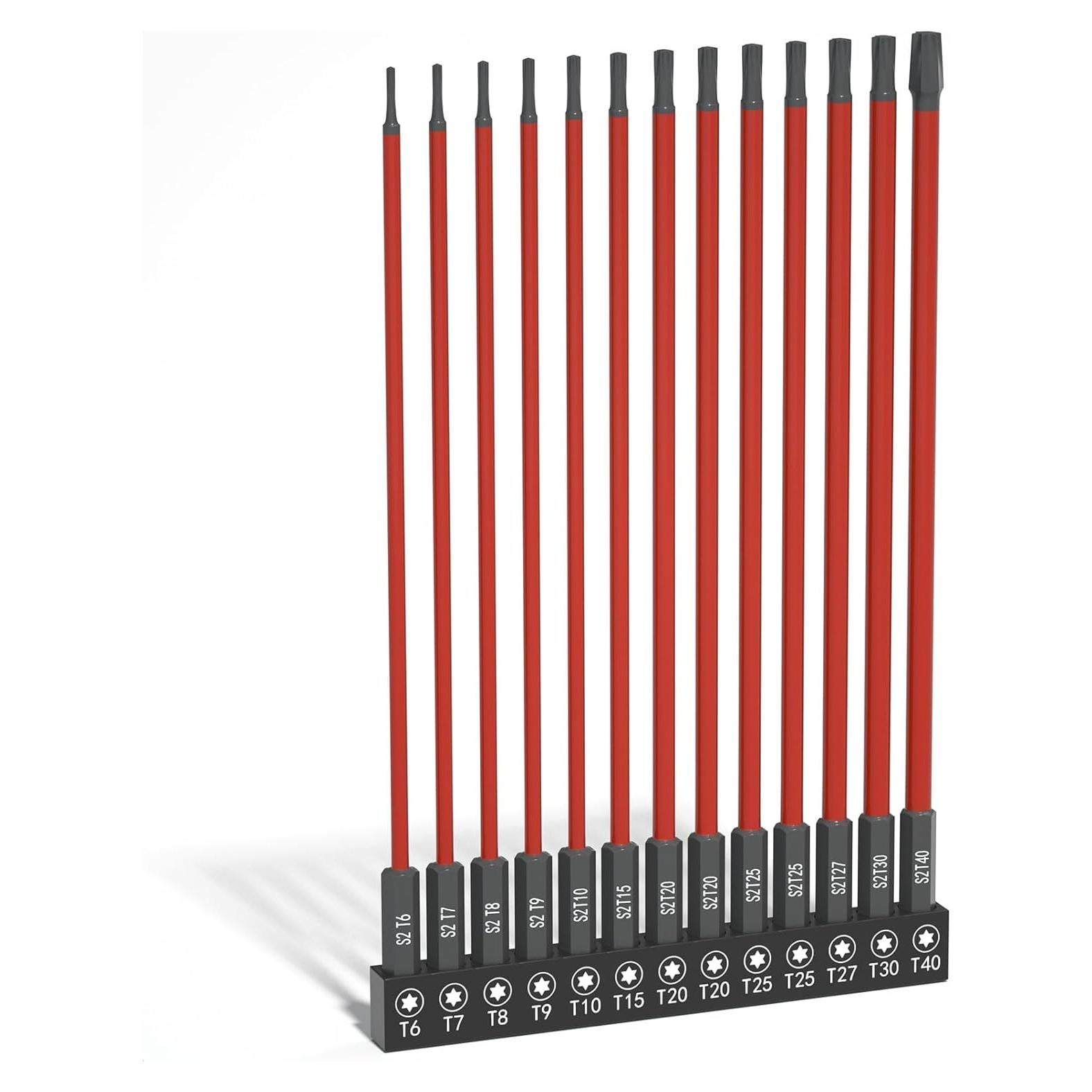 Juego de Puntas Torx 13 Piezas XOOL 150mm Acero S2 Magnético