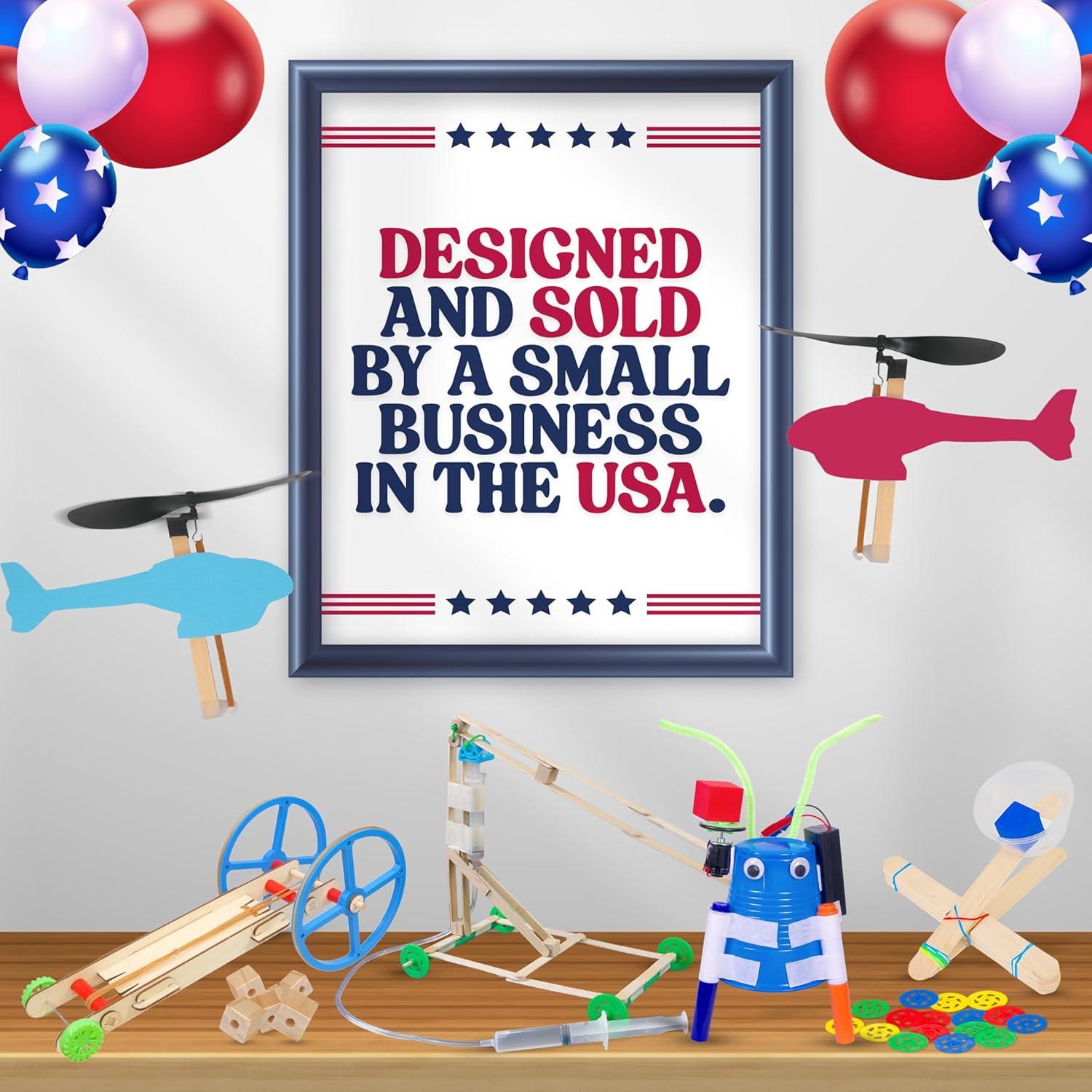 Cubos de Madera sin Terminar STEM Inventions - 100 Piezas 1.27 cm