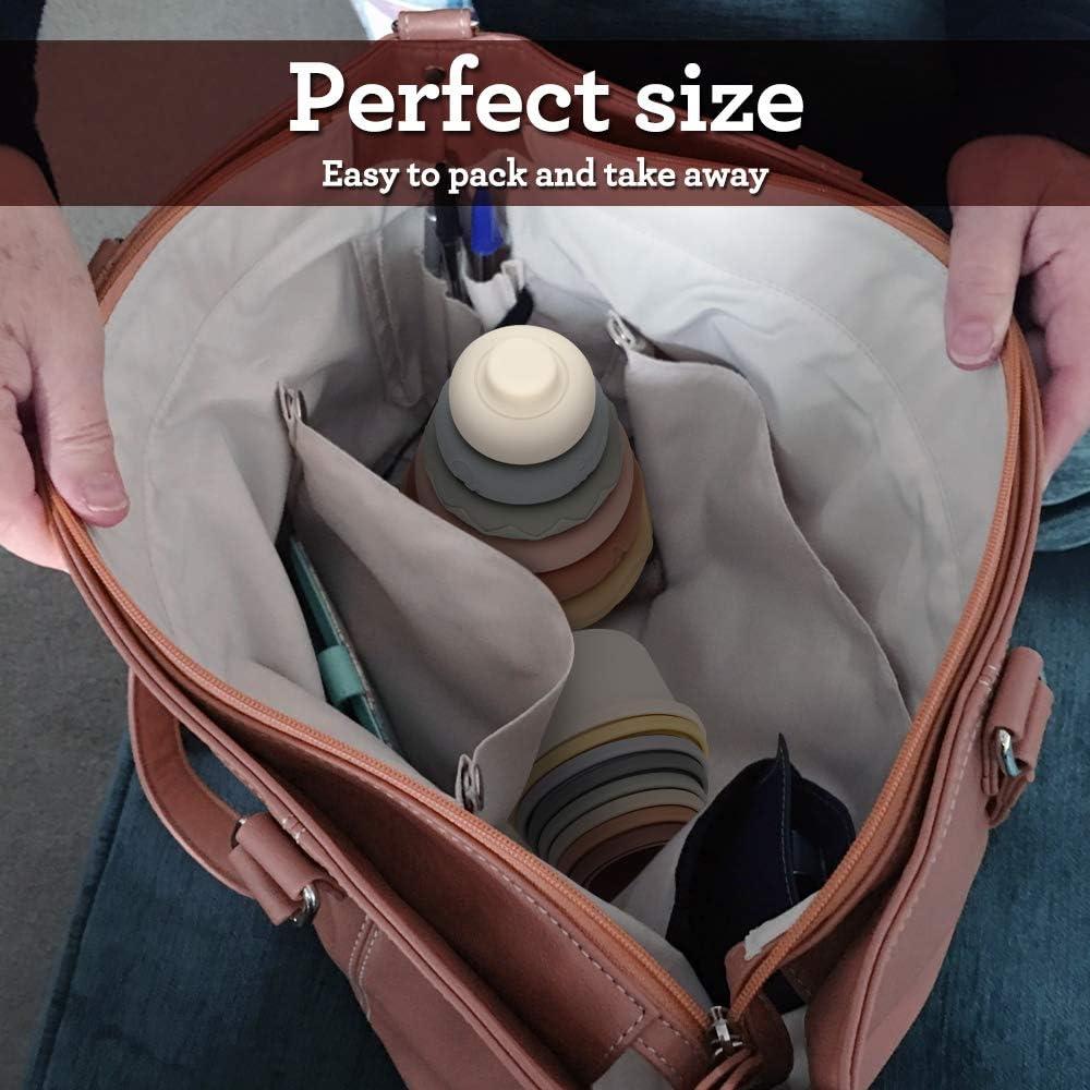 Juguetes Apilables Mini Tudou 6 Piezas para Bebés 6 Meses