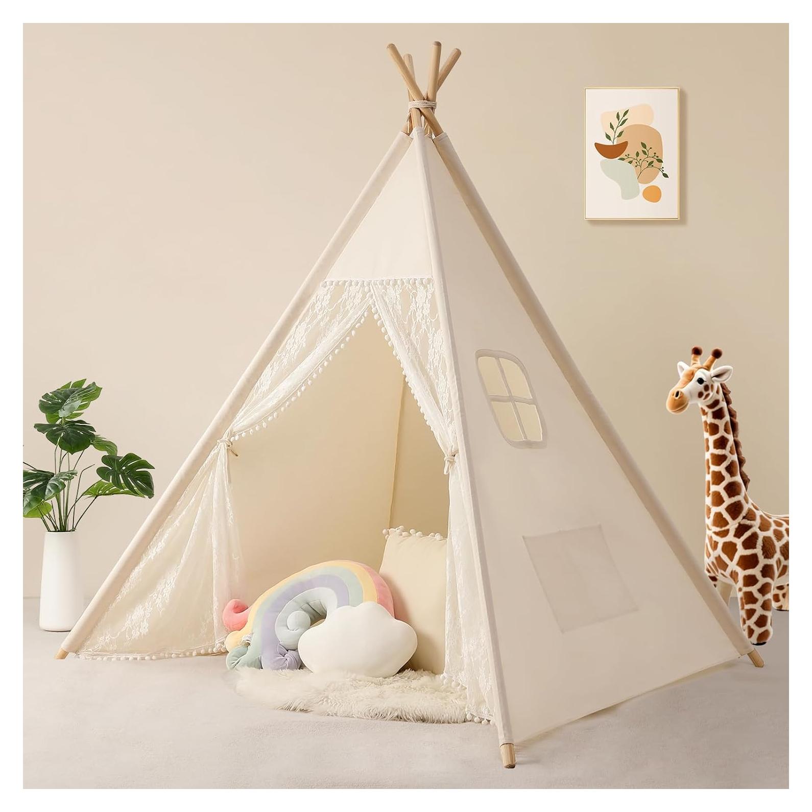 Tienda Teepee para Niños Huizhou - Juego Plegable con Encaje