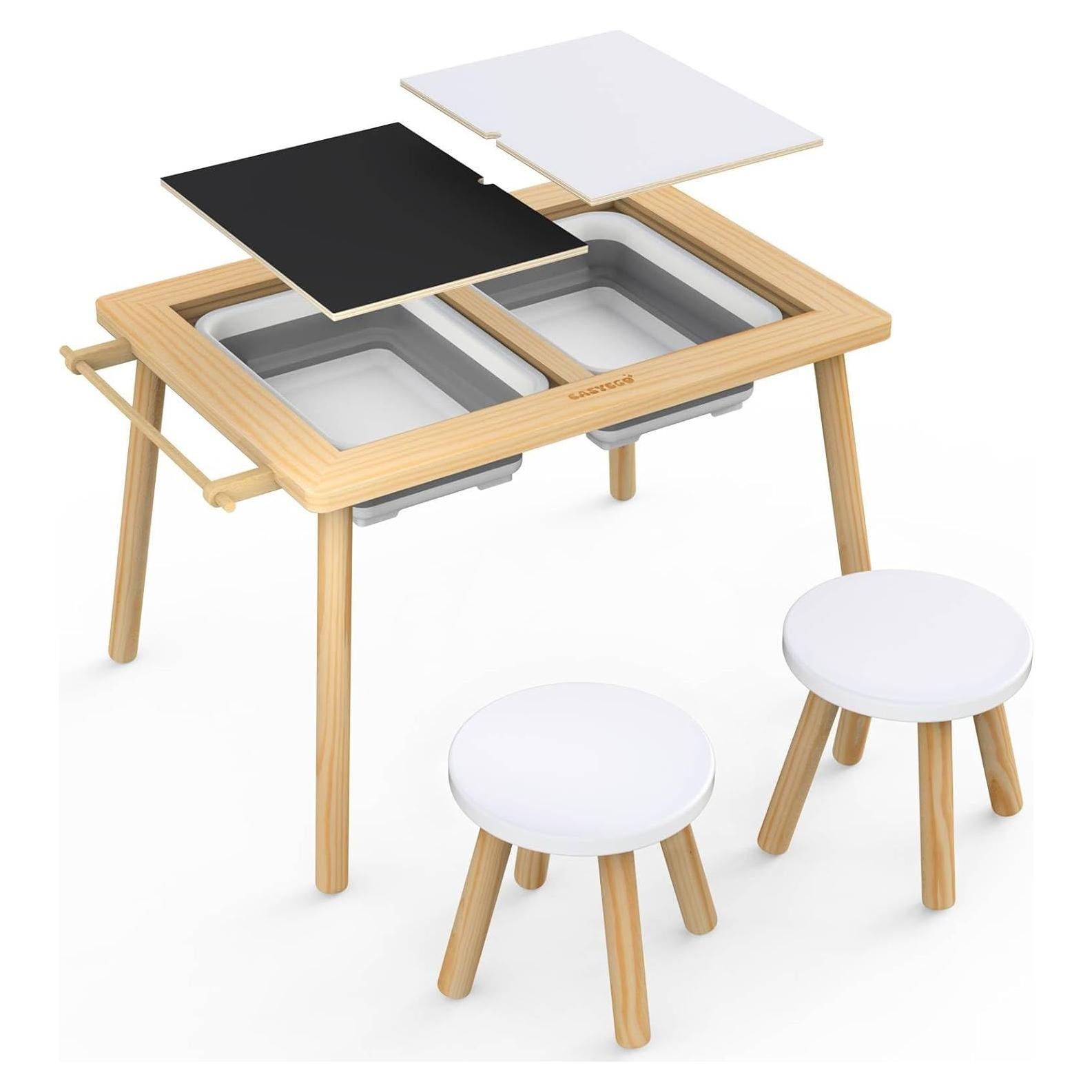 Mesa Sensorial Easyego KTCS-ETZ para Niños - Plegable con Contenedores