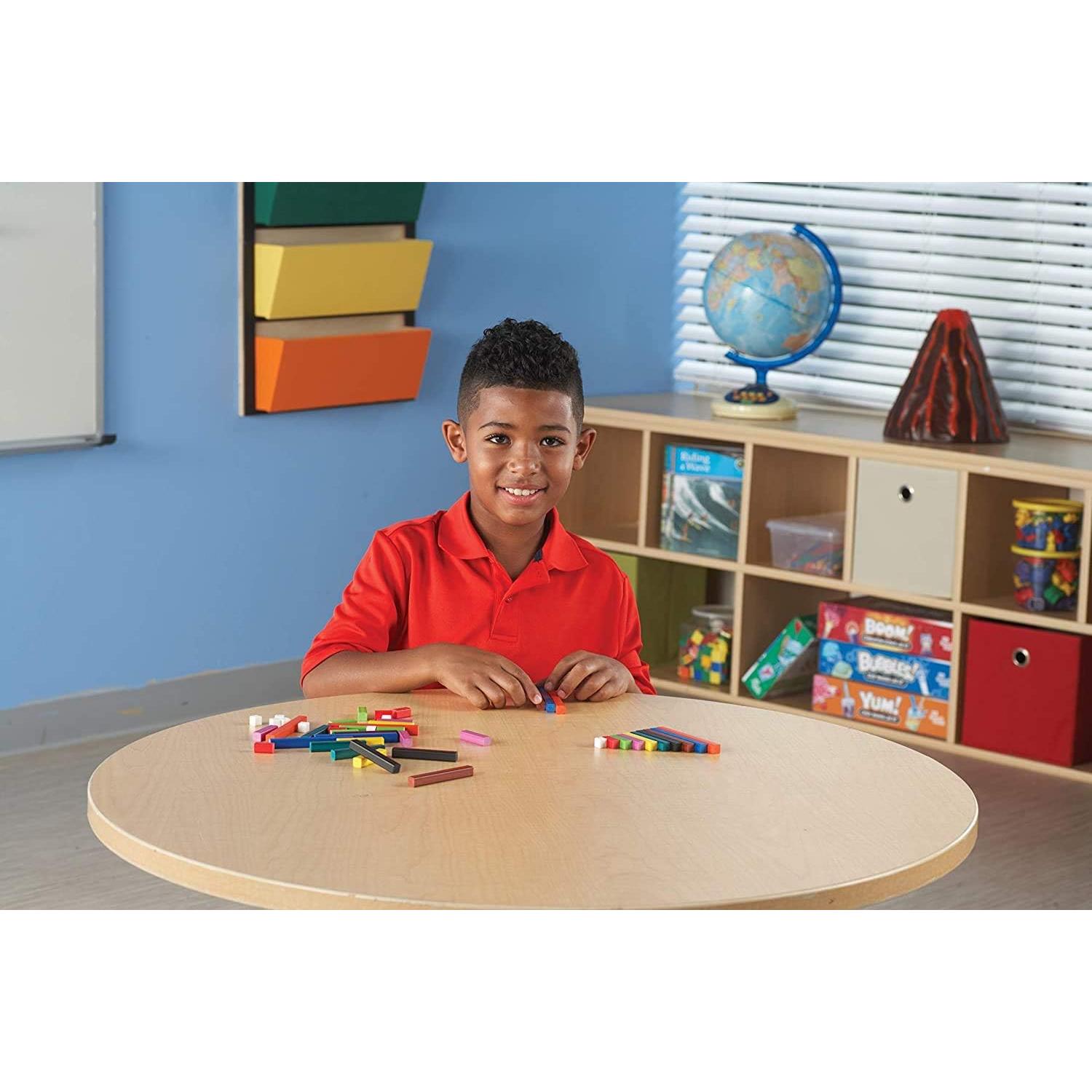 Barras Cuisenaire hand2mind - Juego de Manipulativos Matemáticos