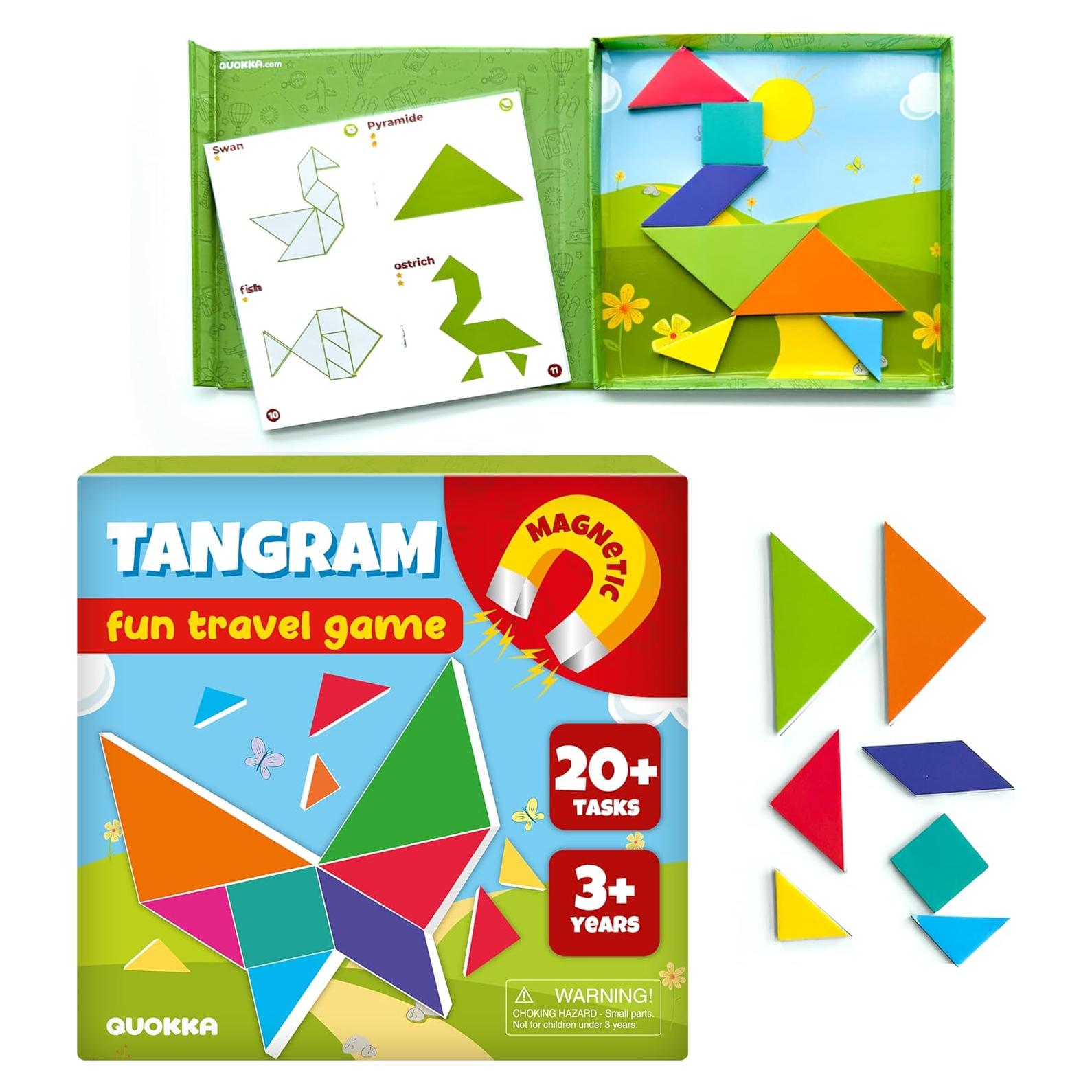 Juego Magnético QUOKKA para Niños 3-5 Años - Rompecabezas de Viaje