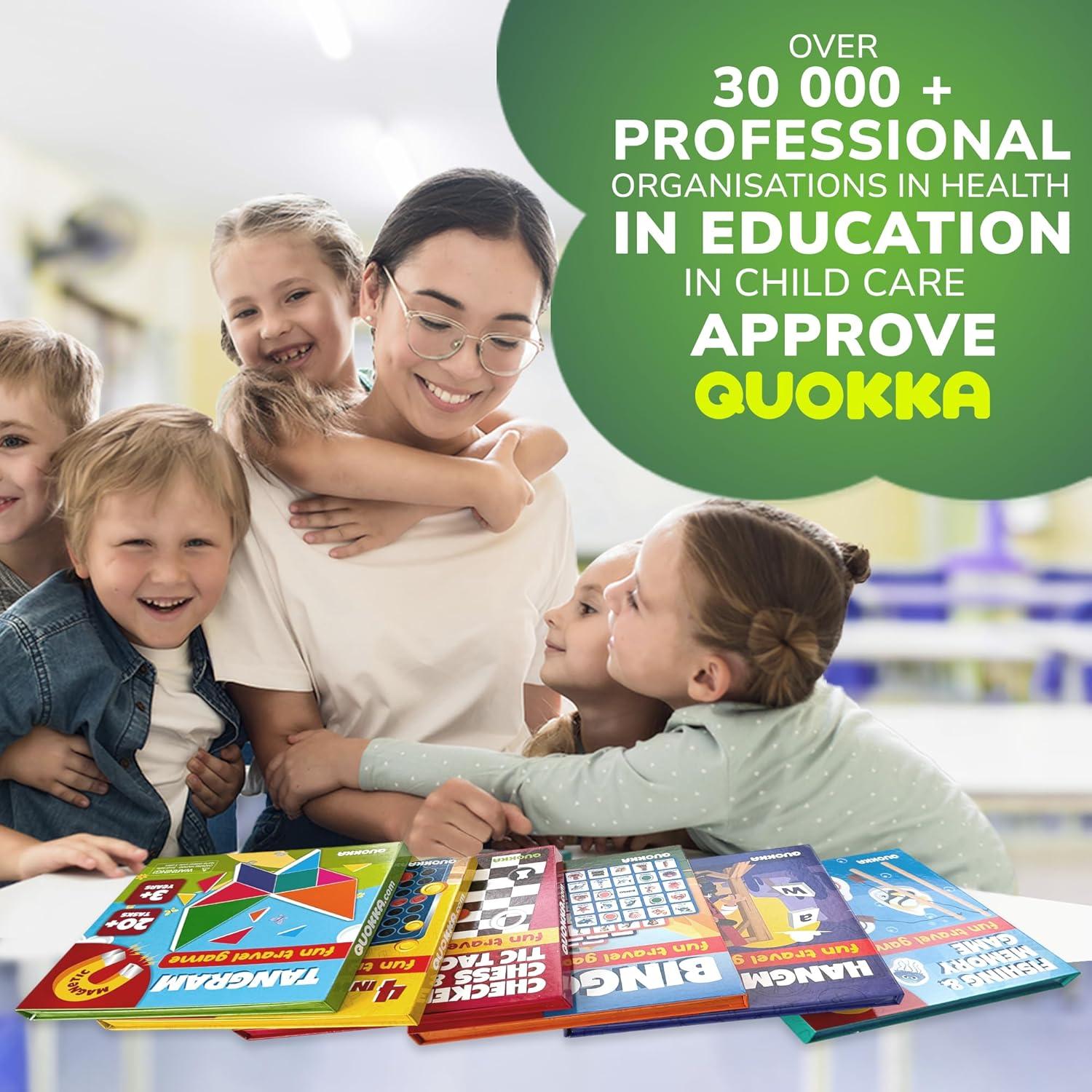 Juego Magnético QUOKKA para Niños 3-5 Años - Rompecabezas de Viaje