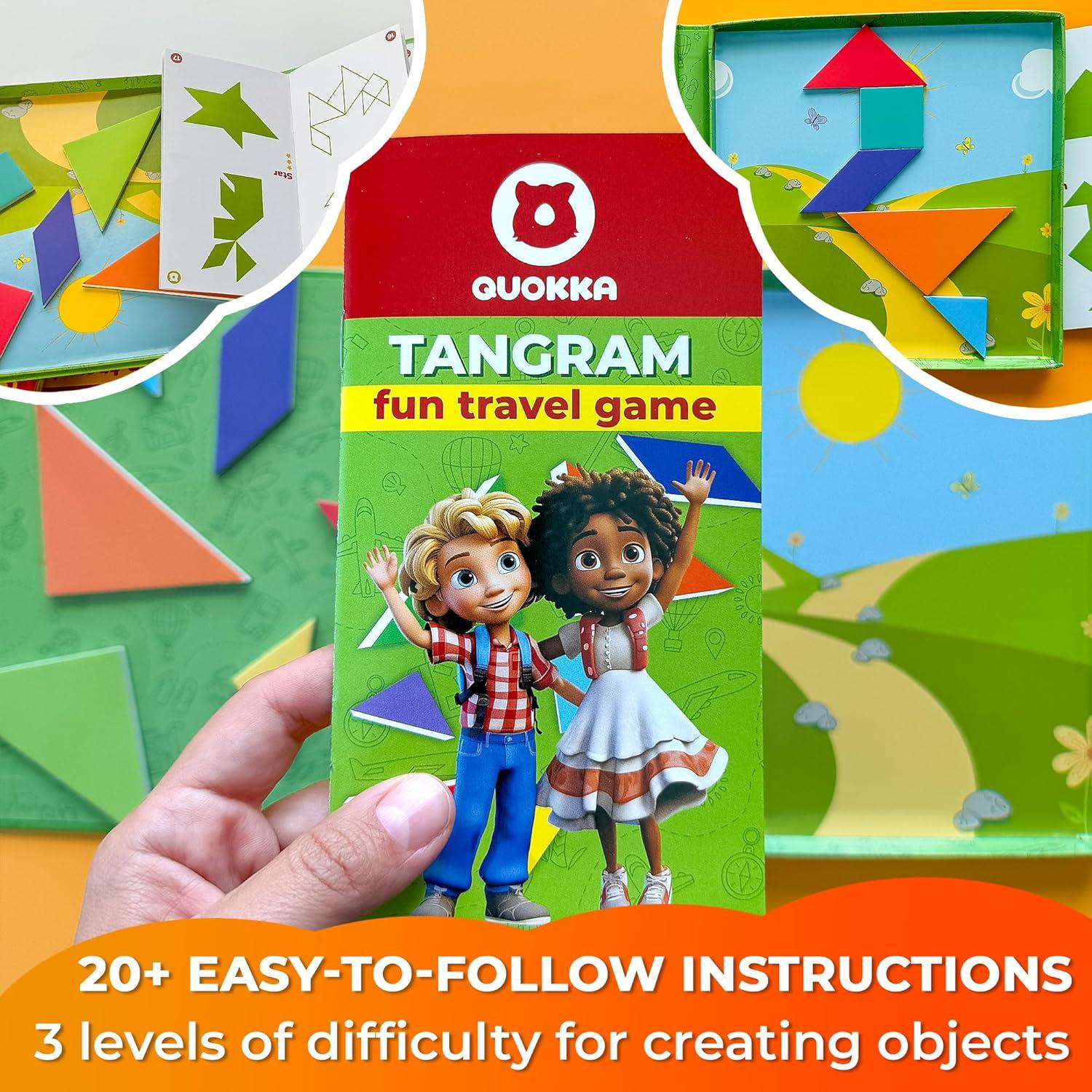 Juego Magnético QUOKKA para Niños 3-5 Años - Rompecabezas de Viaje