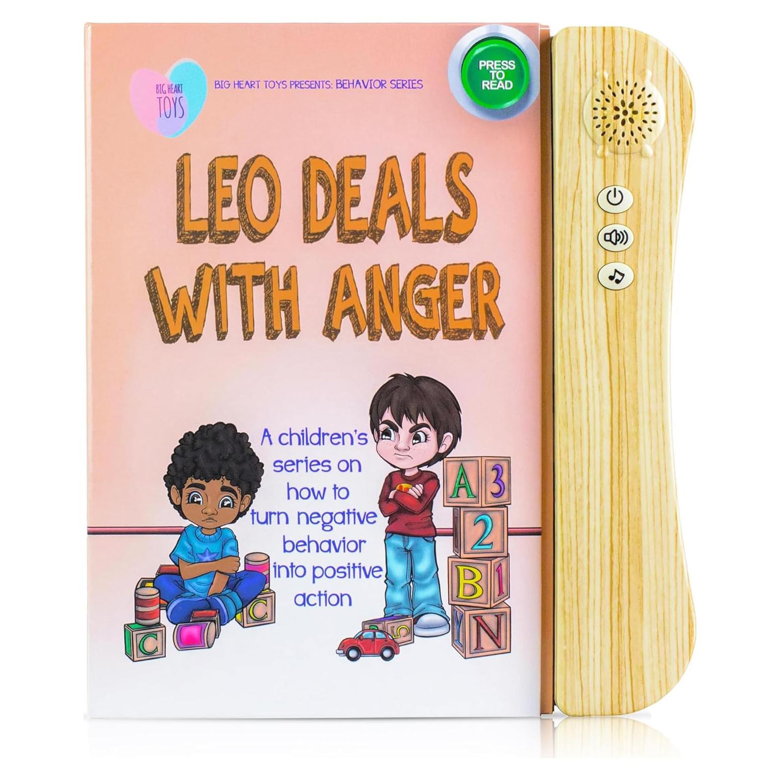 Libro de Sonido Interactivo Big Heart Toys - Leo Trata con la Ira