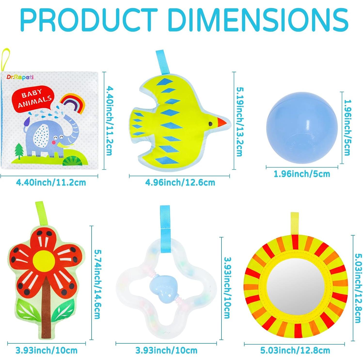 Alfombra de Juego para Bebés Dr.Rapeti 81x81 cm con Pelotas