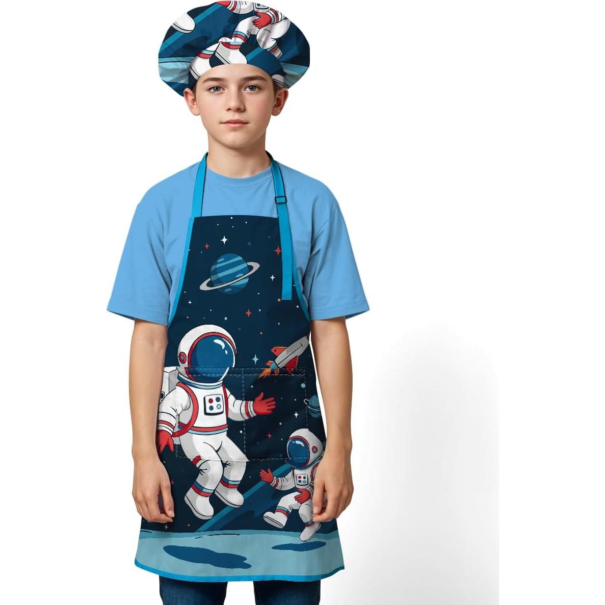 Conjunto de Delantal y Gorro de Chef Sandjest para Niños