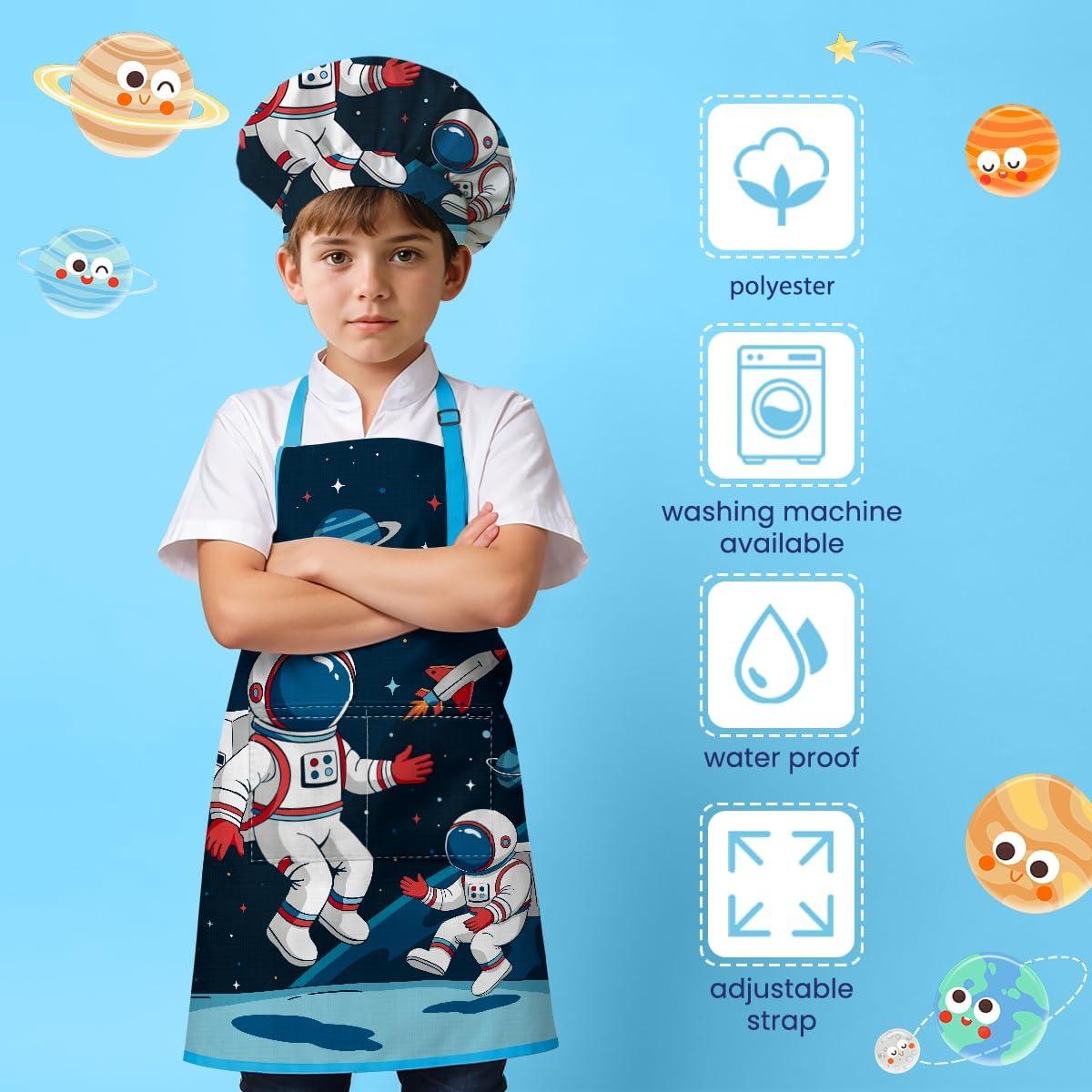 Conjunto de Delantal y Gorro de Chef Sandjest para Niños