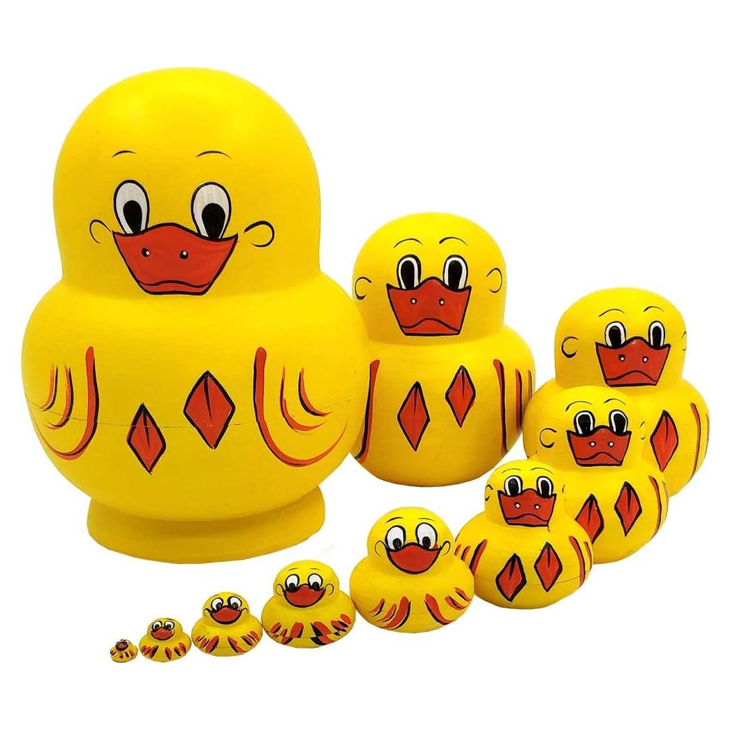 Juguetes de Anidación Animal Moonmo 10pcs - Muñecas Matryoshka