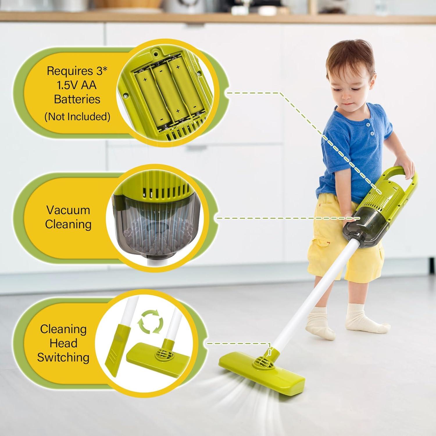 Juego de Limpieza Dreamon 14 Piezas con Aspiradora 2 en 1