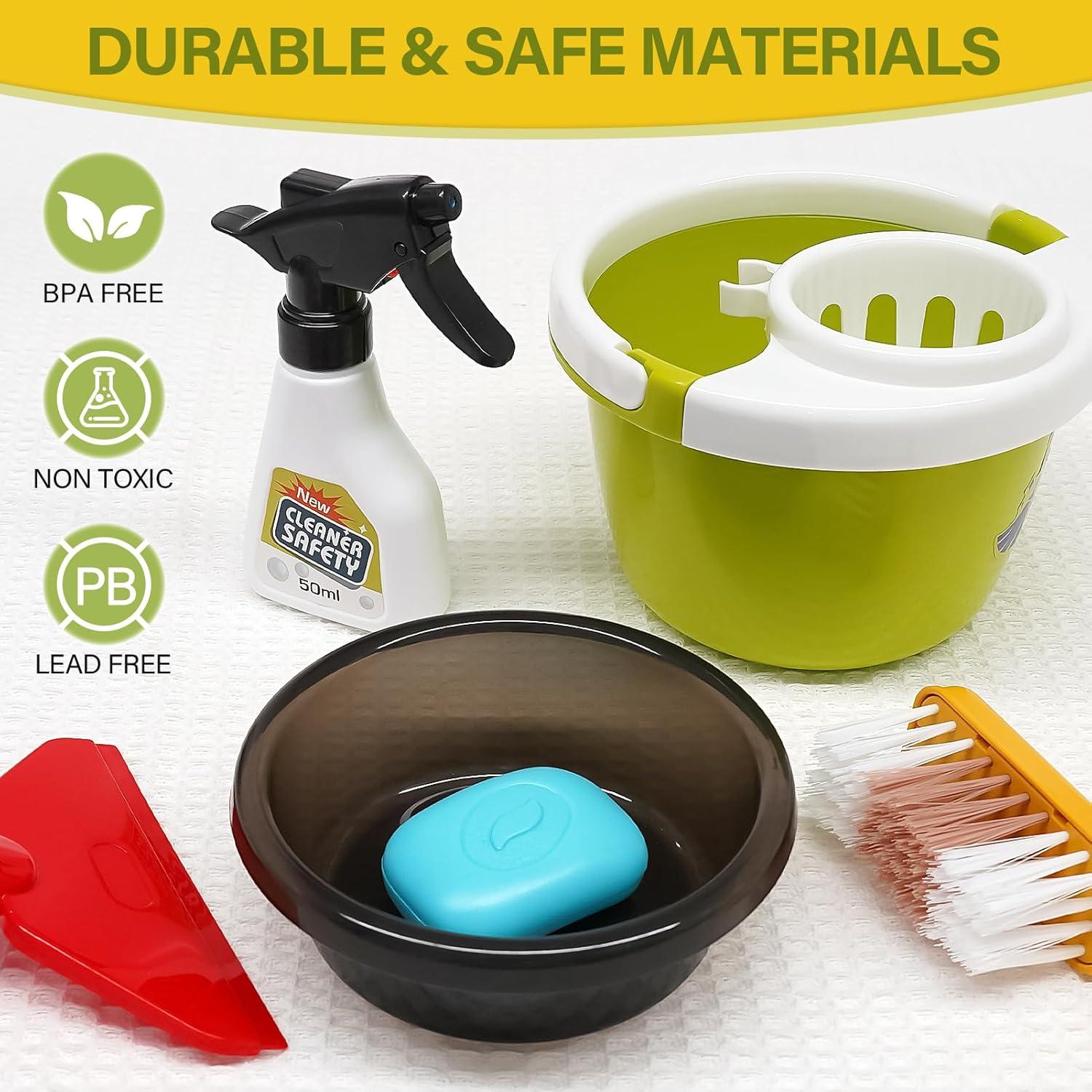 Juego de Limpieza Dreamon 14 Piezas con Aspiradora 2 en 1