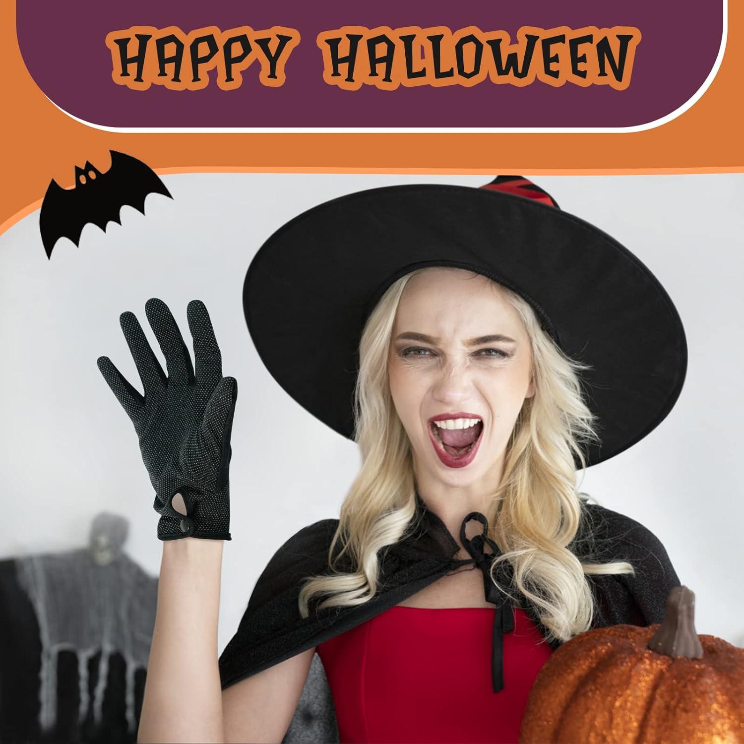 Guantes de Algodón Antideslizantes para Adultos - Color Negro