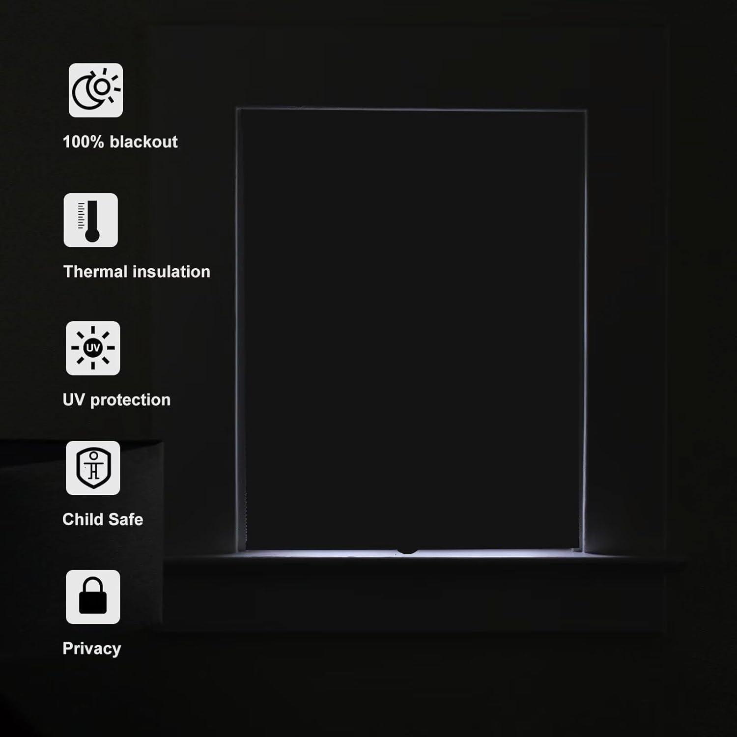 Cortina Celular Blackout MYshade 40.6x91.4 cm Beige Sin Cuerda