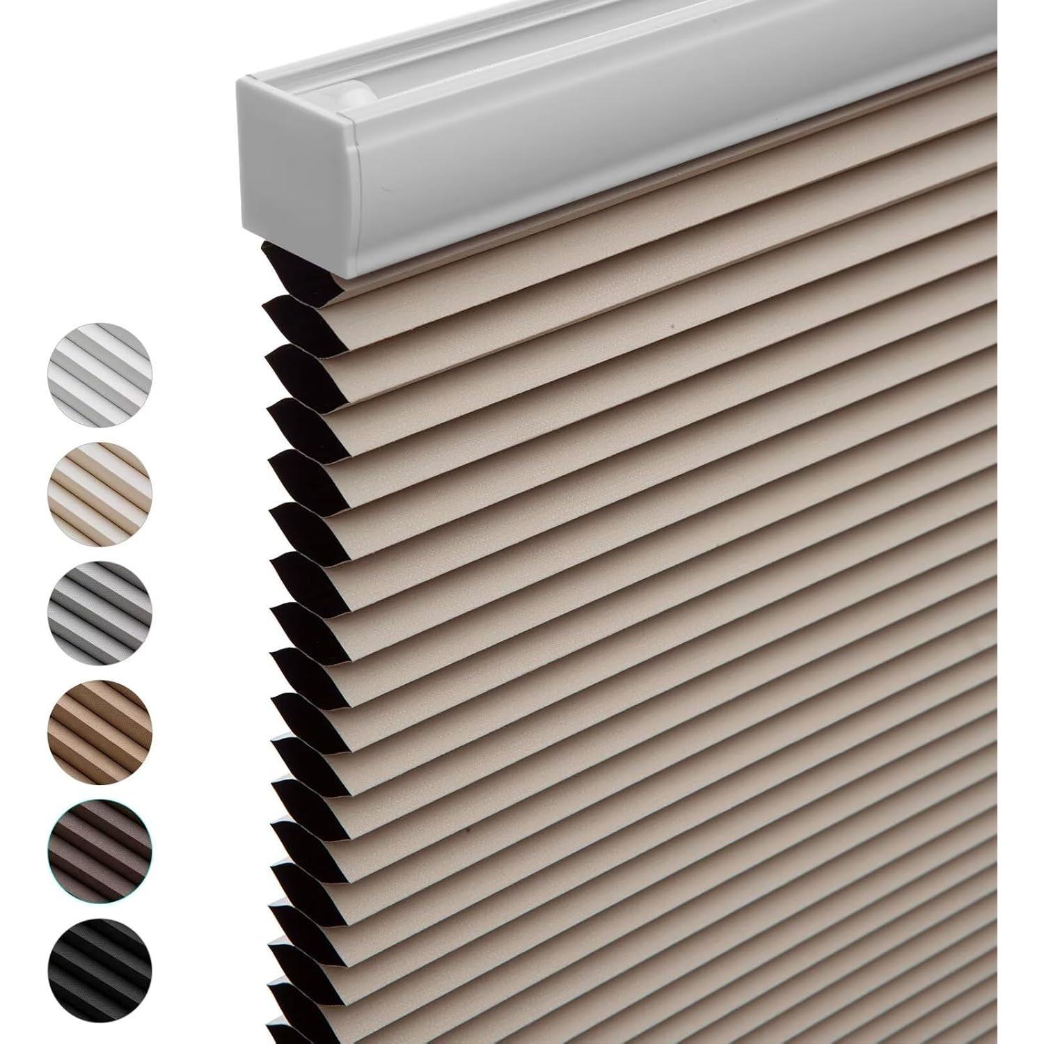 Cortina Celular Blackout MYshade 40.6x91.4 cm Beige Sin Cuerda