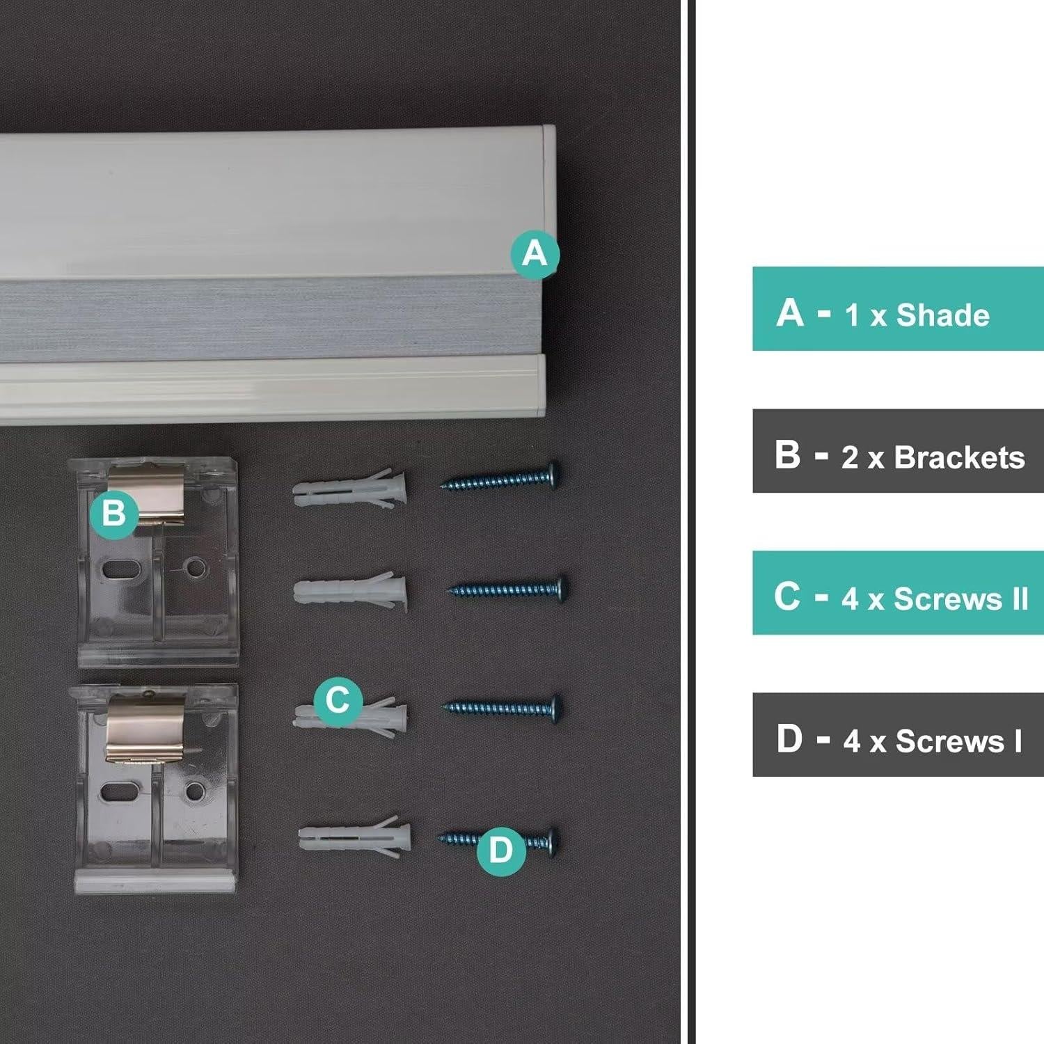 Cortina Celular Blackout MYshade 40.6x91.4 cm Beige Sin Cuerda