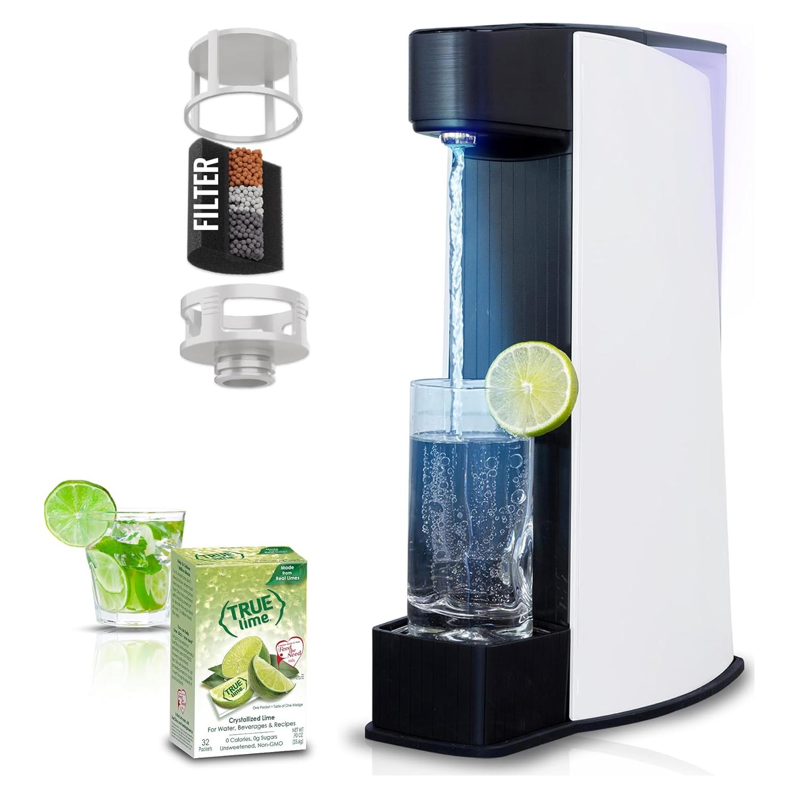 Máquina de Agua Espumosa Carbon8 Infinity Stream Blanca