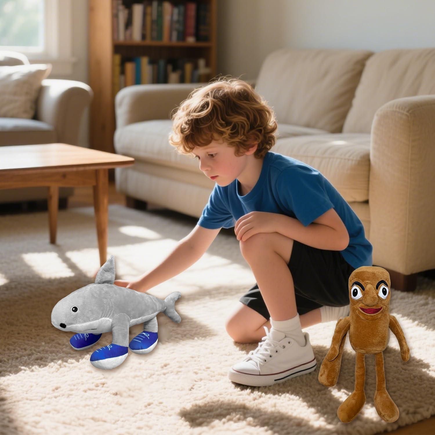 Peluche Tung Tung Tung Sahur 30.48 cm Suave y Divertido 2 Pcs