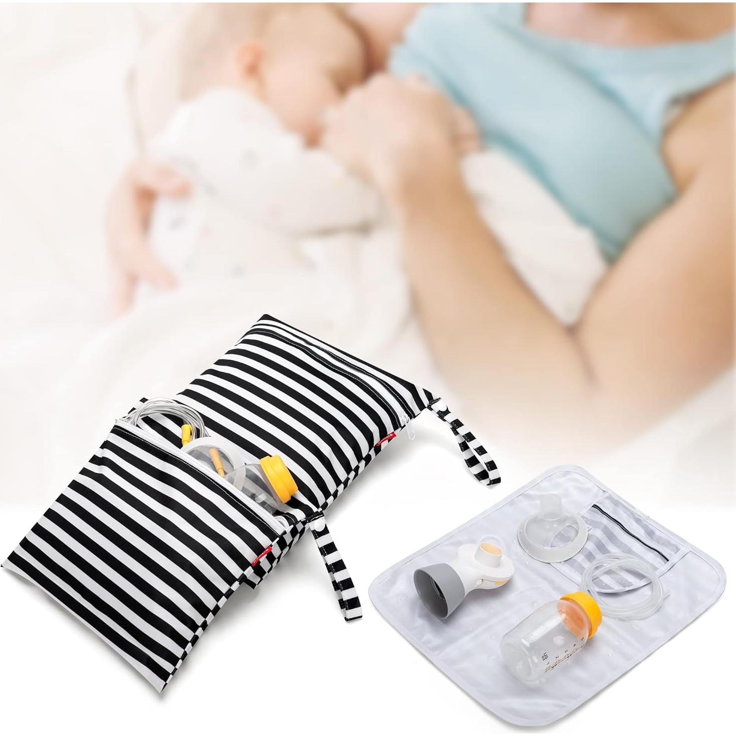 Bolsa para Piezas de Extractor de Leche Damero - 2 Paquetes