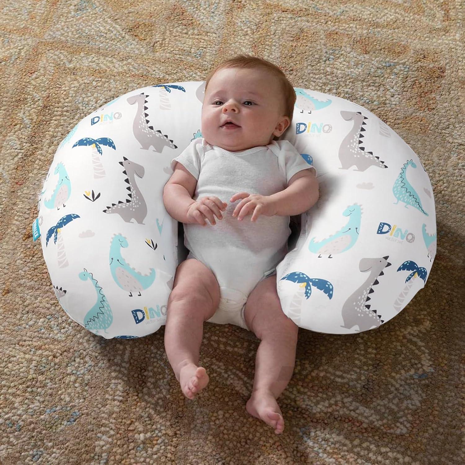 Funda de Almohada de Lactancia BROLEX Dinosaurio León - 2 Piezas