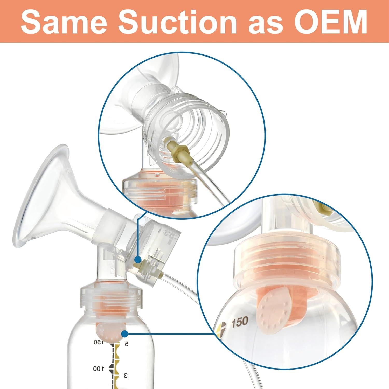 Escudo de Pecho Maymom 17mm 2X para Extractores Medela