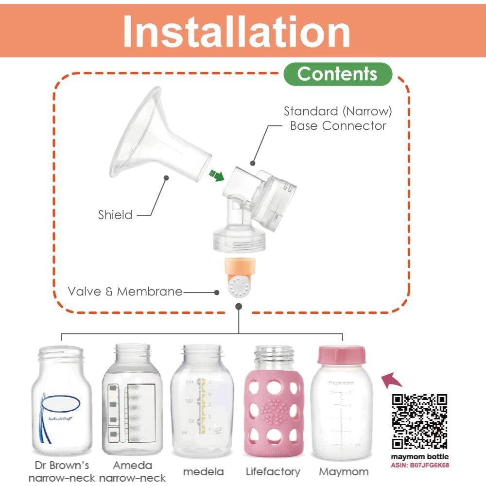 Escudo de Pecho Maymom 17mm 2X para Extractores Medela