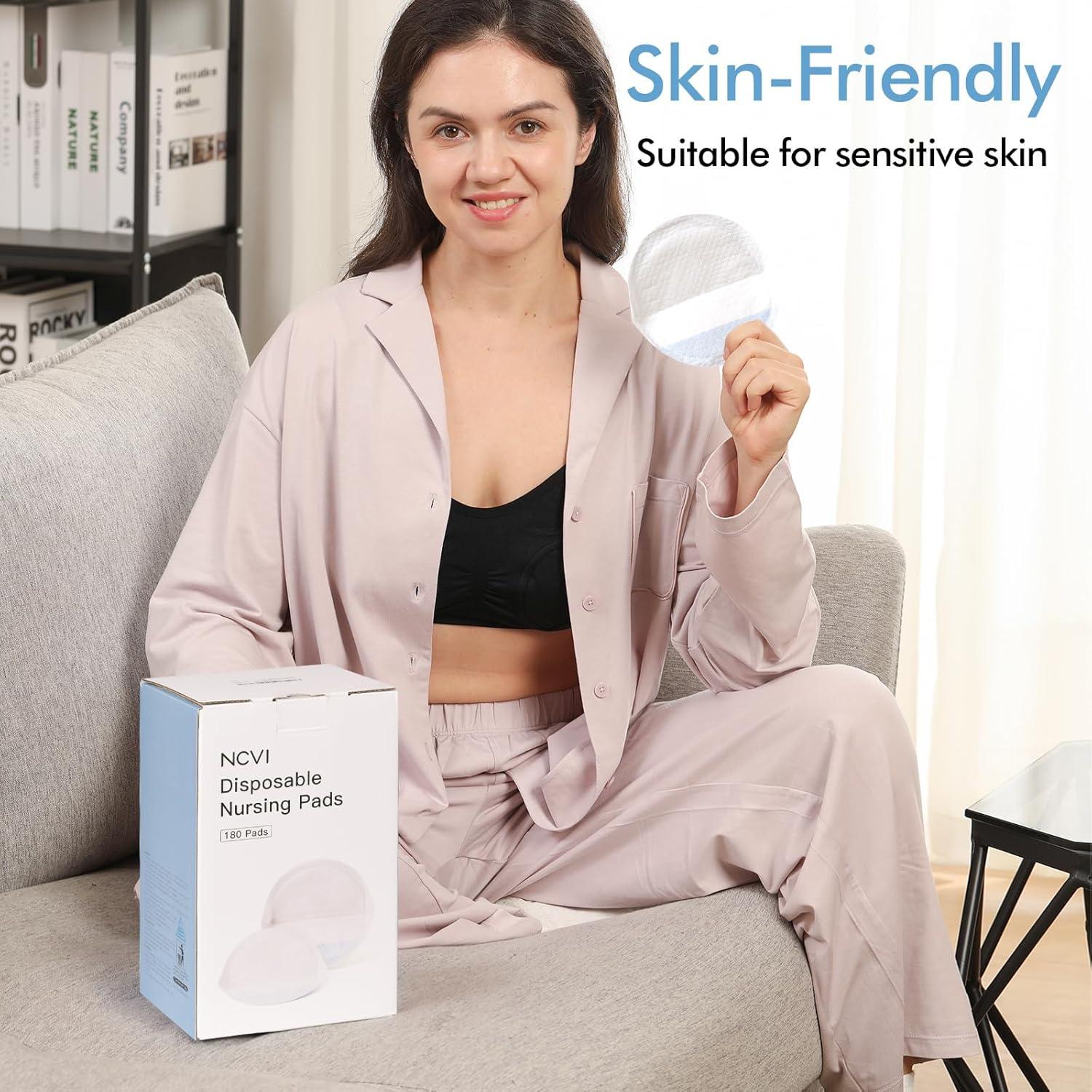 Almohadillas de Lactancia Desechables NCVI 180 Unidades Ultra Absorbentes