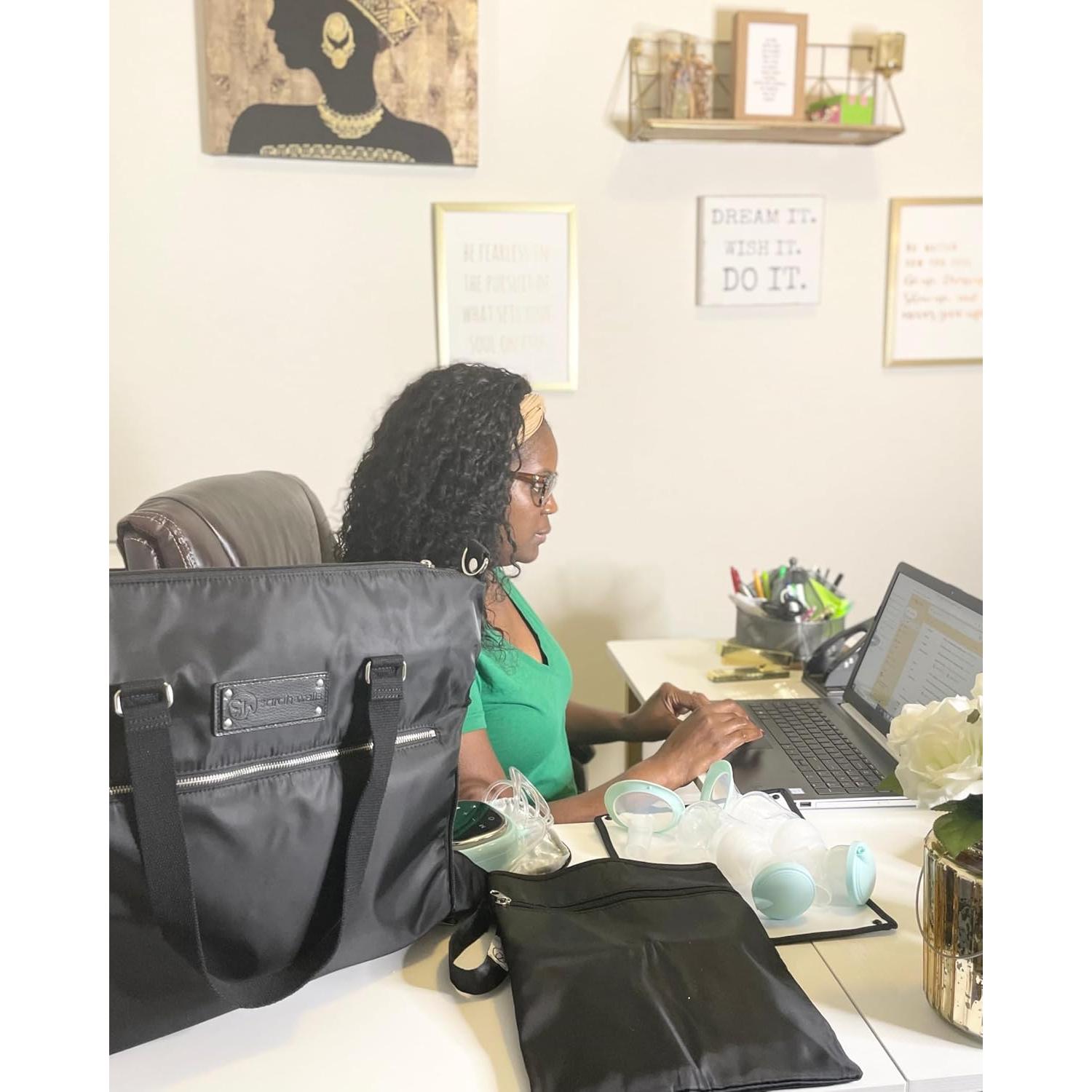 Bolsa de Extractor de Leche Lizzy Sarah Wells - Nylon Negro