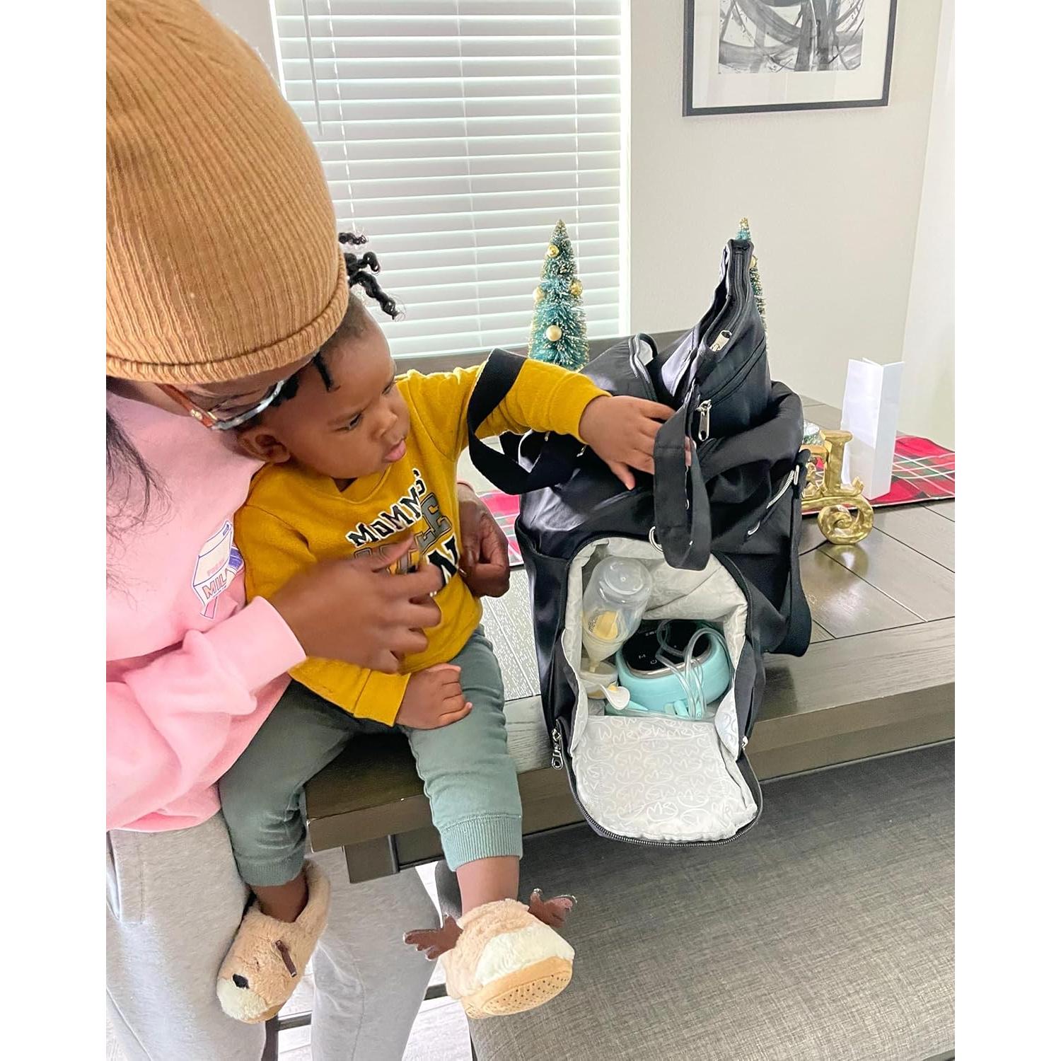 Bolsa de Extractor de Leche Lizzy Sarah Wells - Nylon Negro