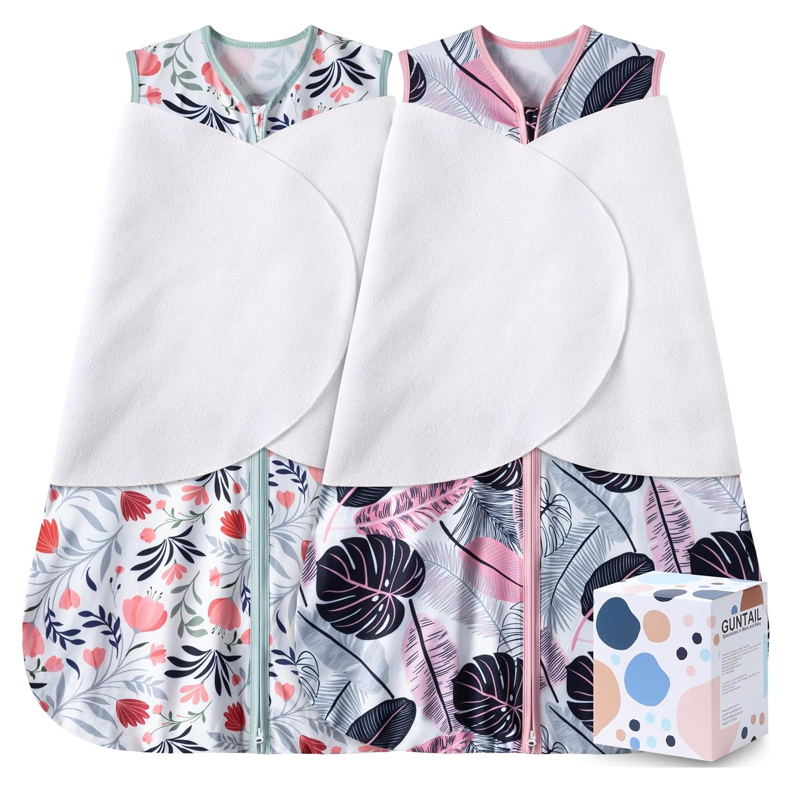 Saco de Sueño Bebé GUNTAIL 0-3 Meses Algodón Ajustable