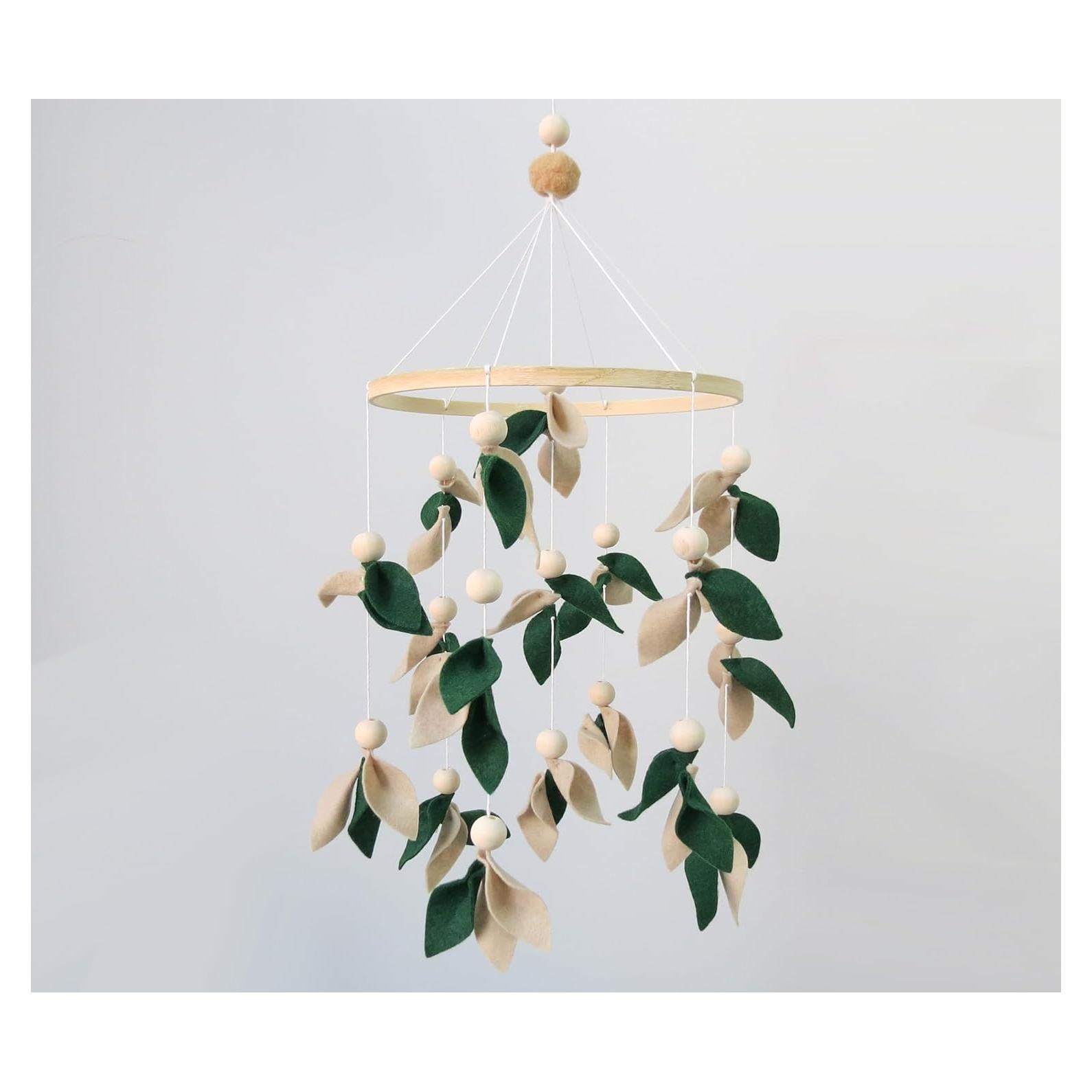 Móvil de Cuna Hoja Verde Goukurlsma 23 cm Ecológico