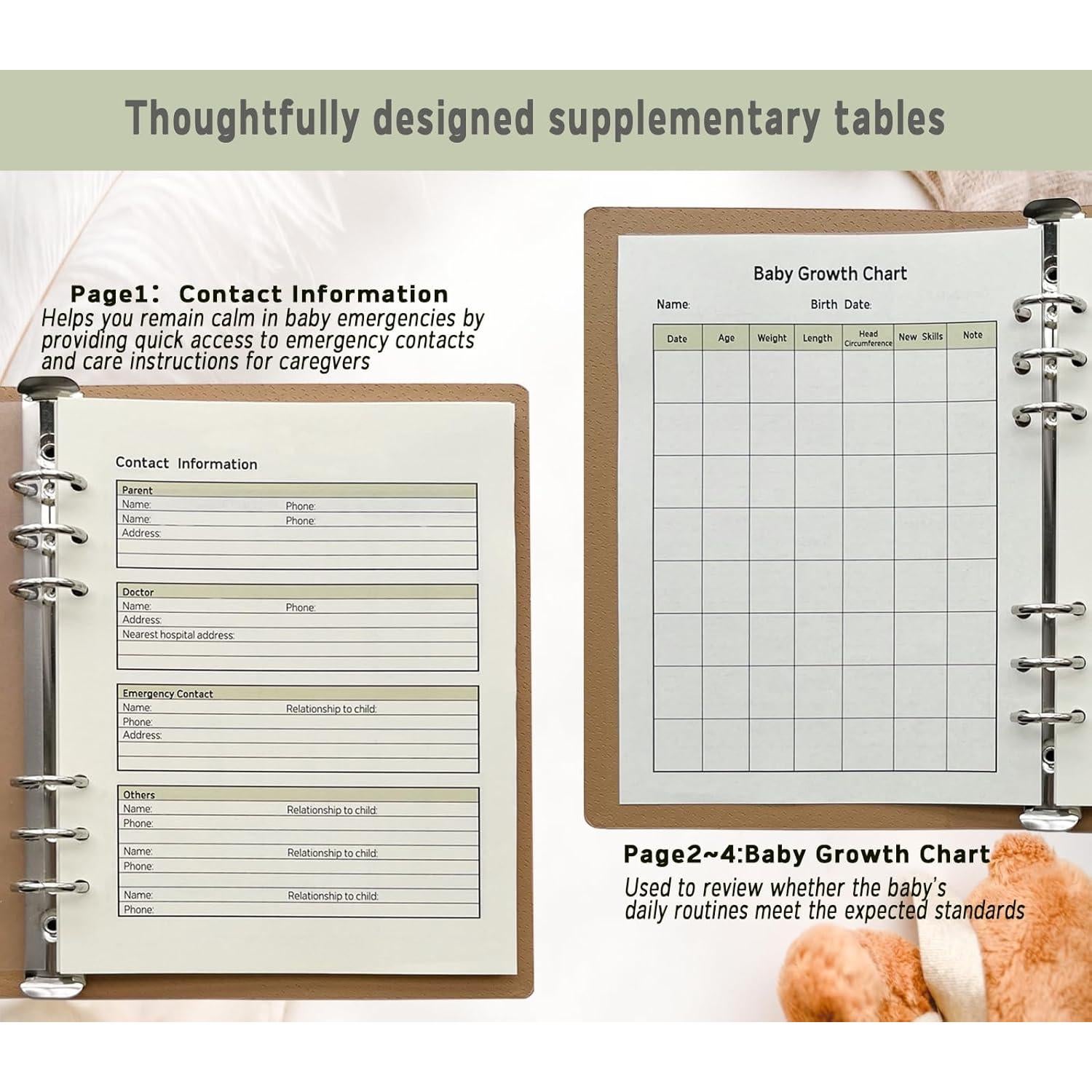 Newborn Baby Daily Log Book for New Parents - 2025 Newborn Feeding Essentials for Single or Twins Infant Feeding, Sleeping, Diaper- Preemie Baby Planner For New Parents- Baby Feeding Log Book A5 Blue