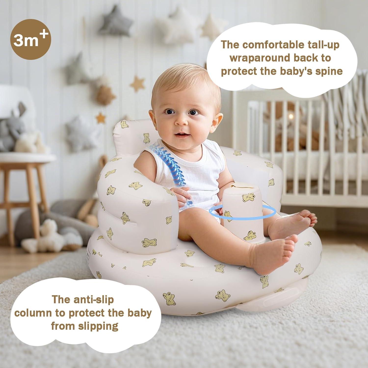 Asiento Inflable para Bebés AirSwim Oso - 0.20 kg, 3 meses+